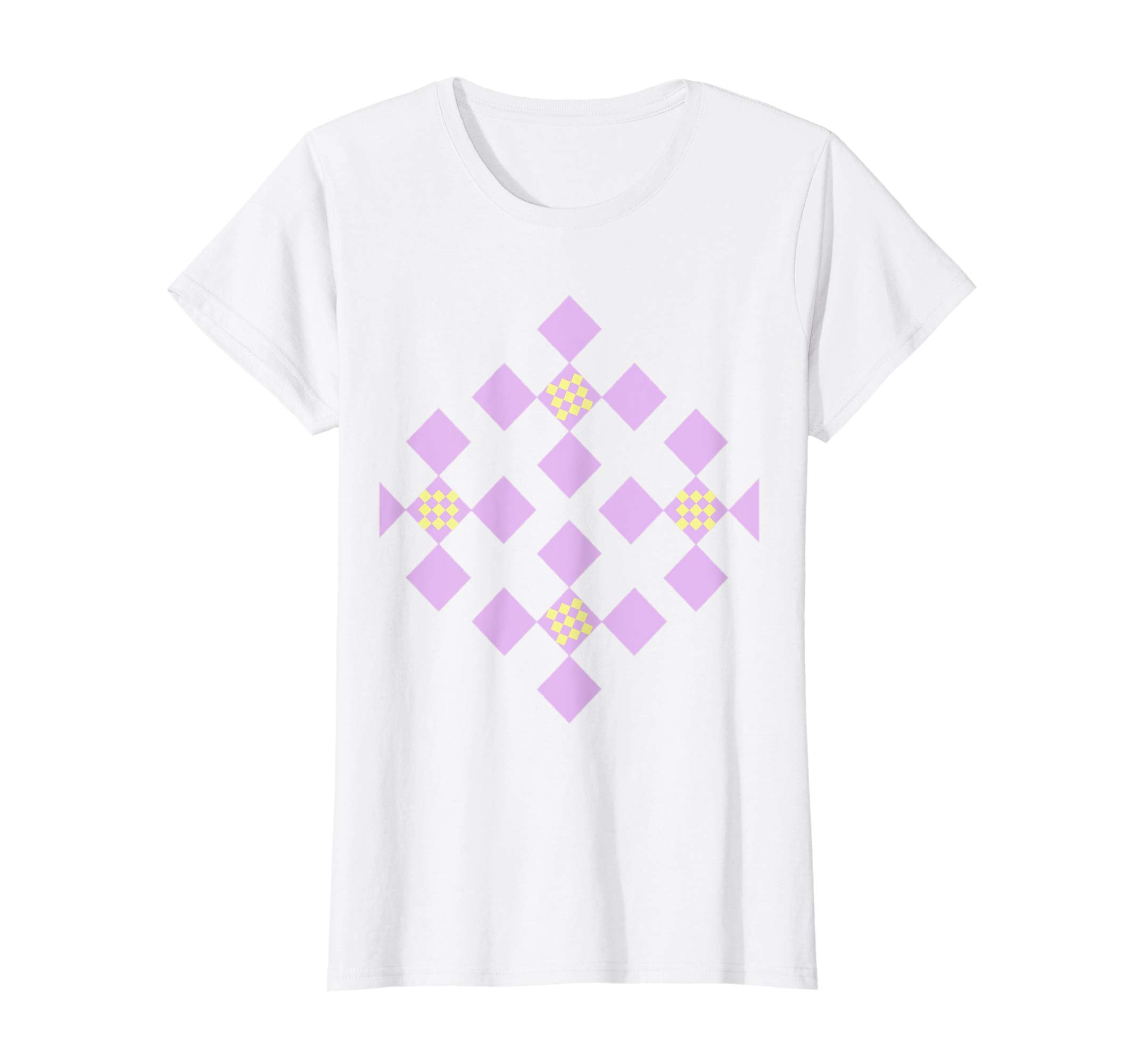 Easter Argyle Lavender Pastel Diamond Shape T-Shirt