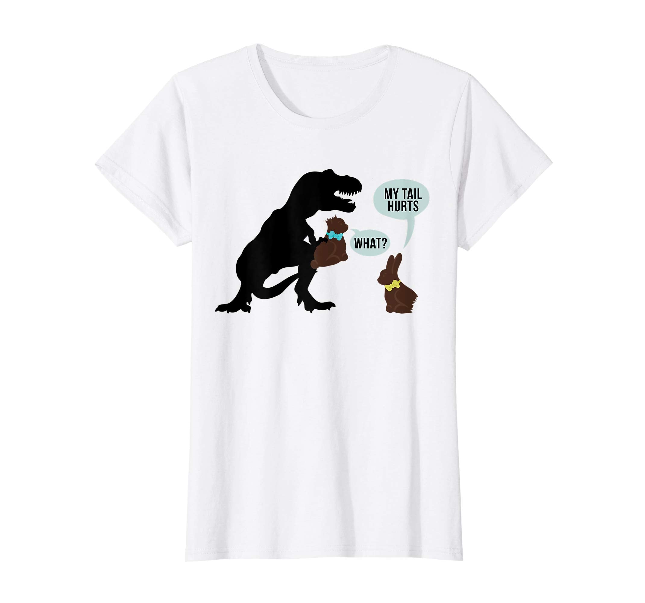 My Tail Hurts Dinosaur Chocolate Funny Easter Shirt Boys