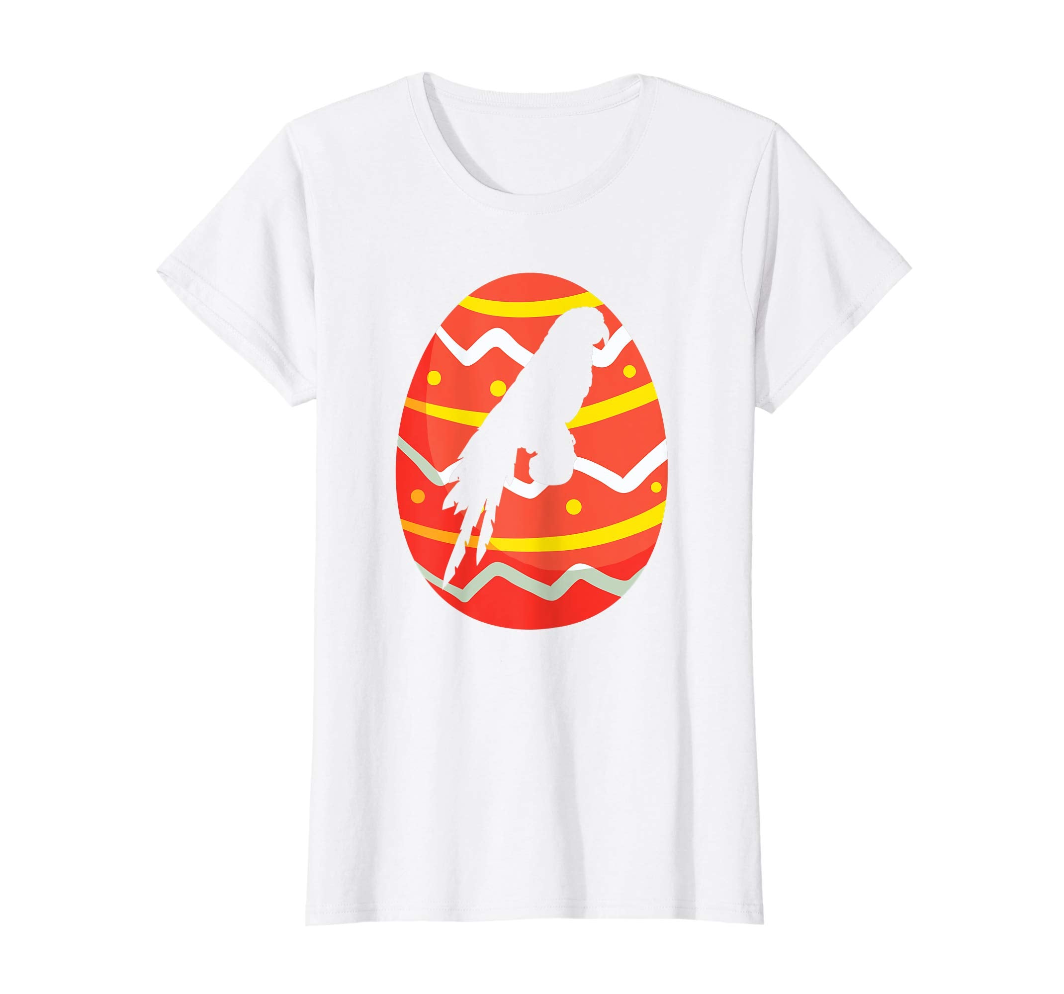 Happy Parrot Easter Bunny Egg T-Shirt for Kids Boys Girls