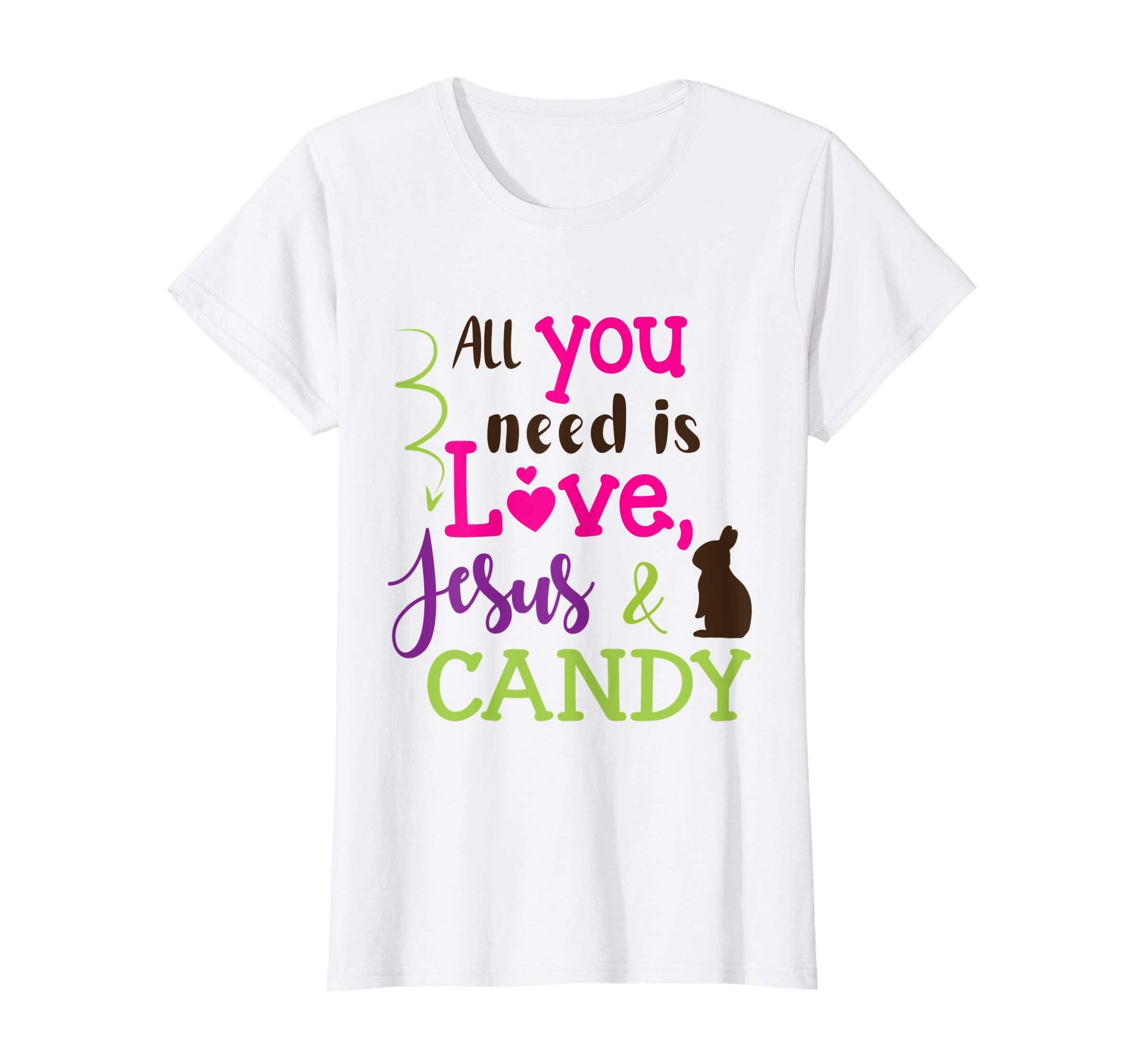 All You Need Is Love Jesus And Candy Bunny Easter Day Shirt