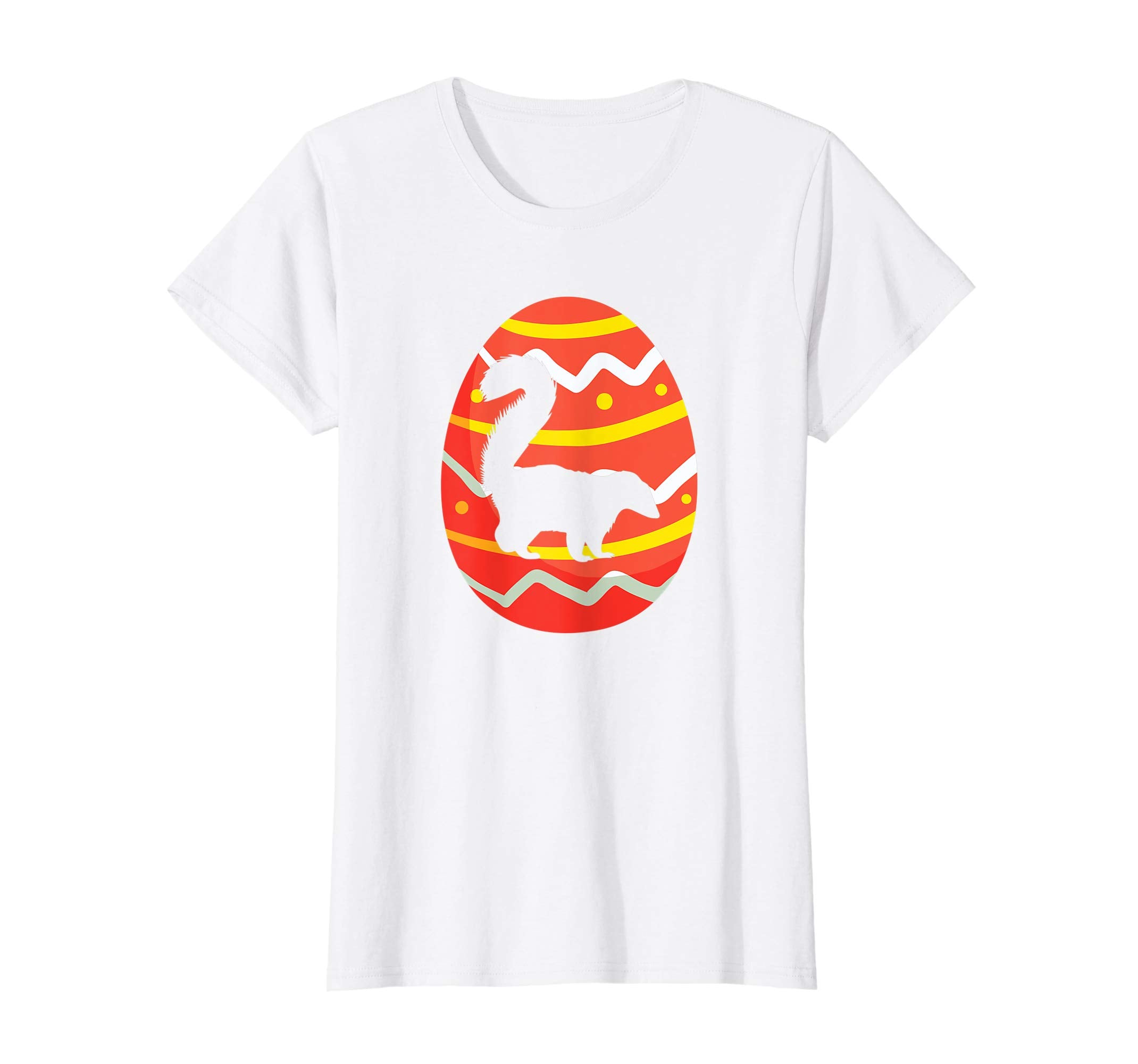 Happy Skunk Easter Egg Bunny T-Shirt for Kids Boys Girls