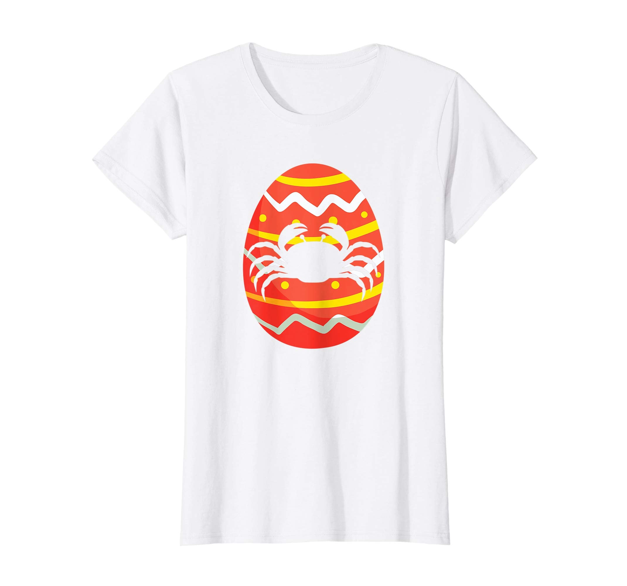 Happy Crab Easter Egg Bunny T-Shirt for Kids Boys Girls