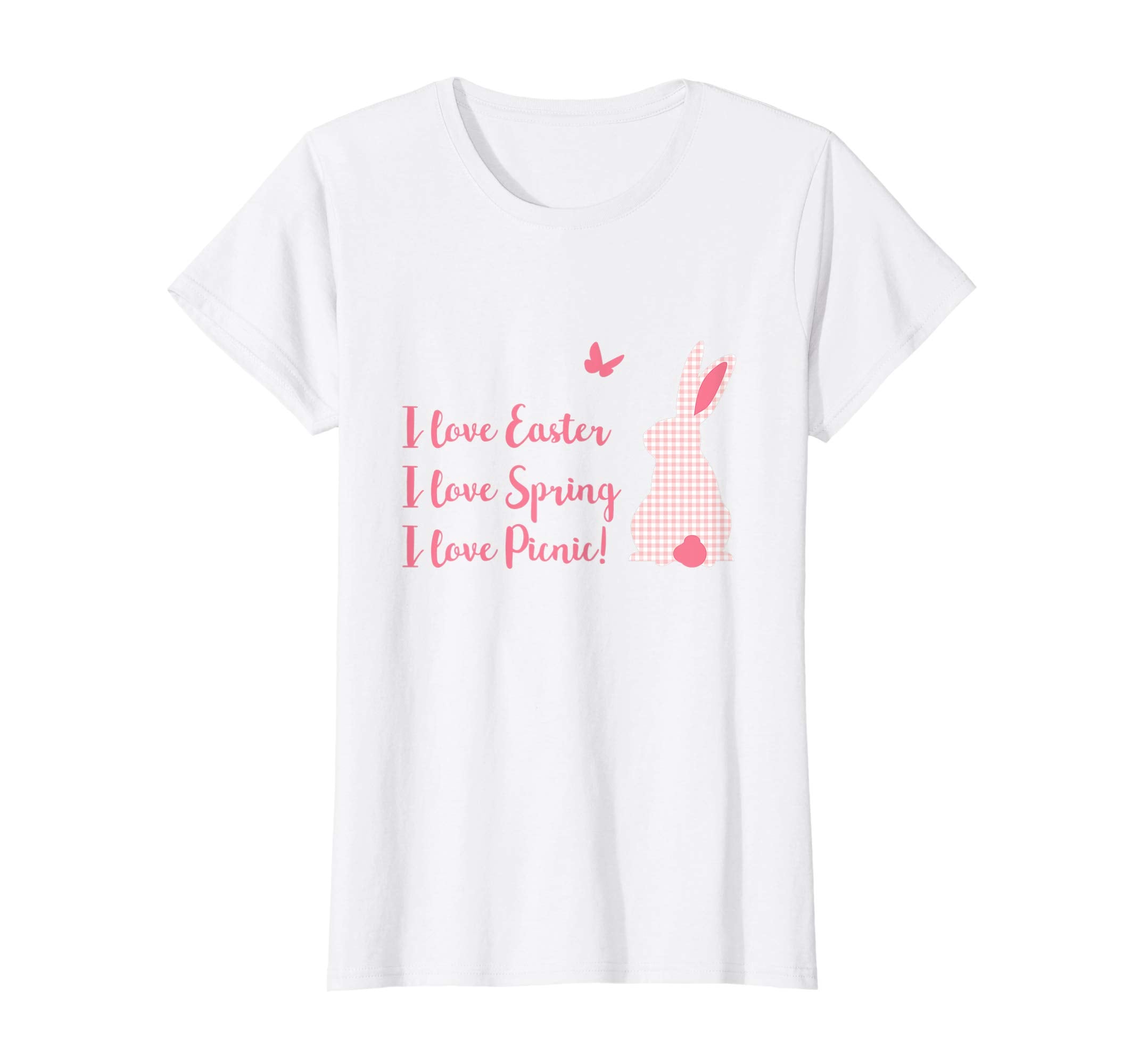 I love Easter, Spring, and Picnic Easter Bunny T shirt
