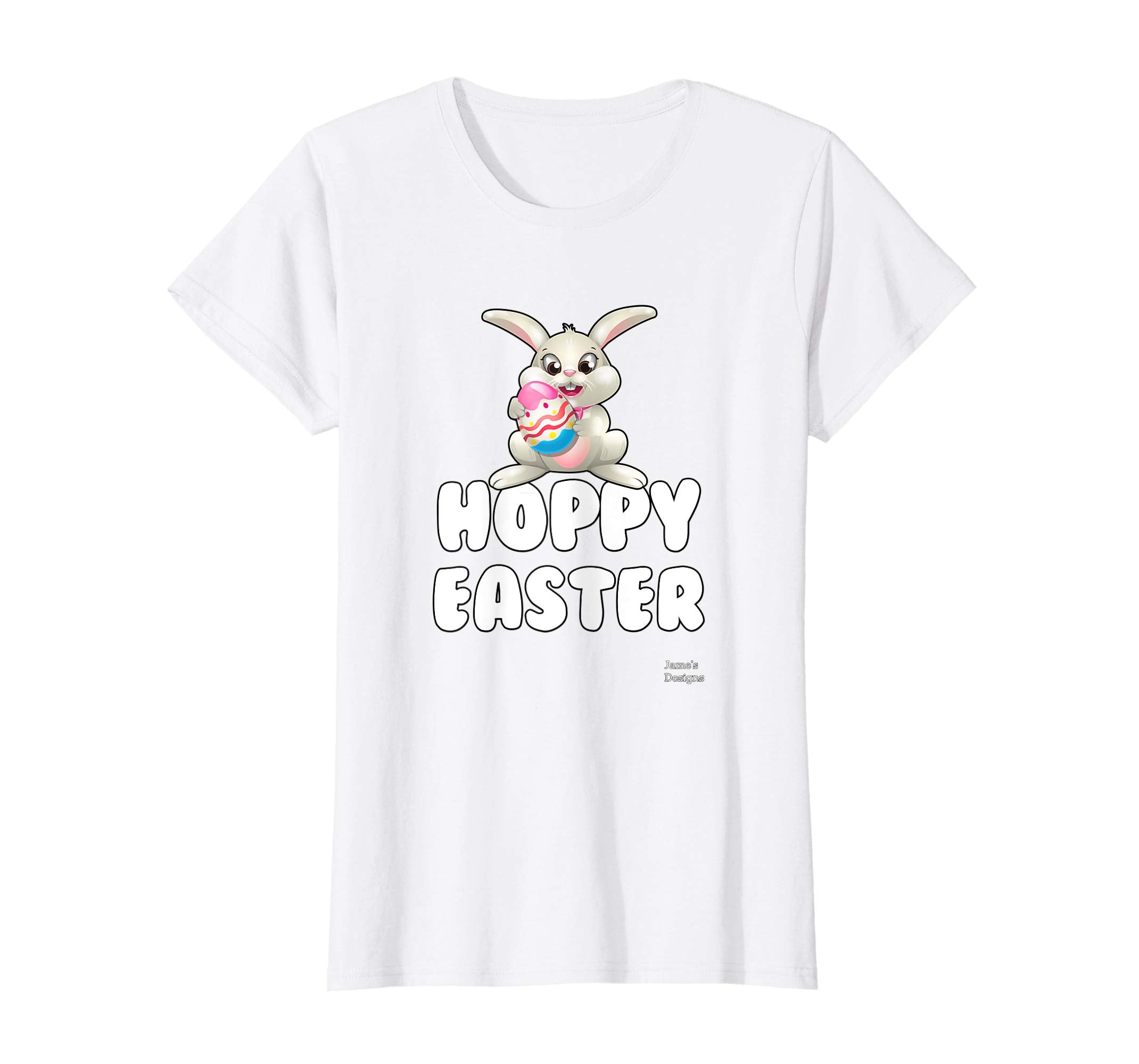 Jame's Designs: Hoppy Easter Bunny Rabbit Cute Bunny T-Shirt