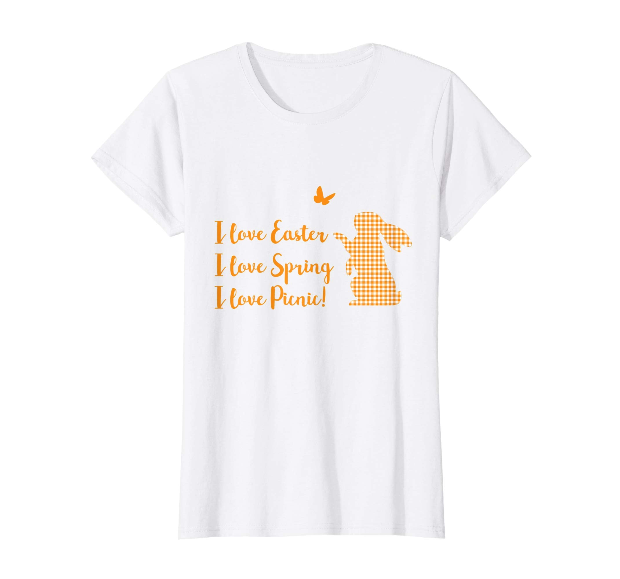 I love Easter, Spring, and Picnic Easter Bunny T shirt