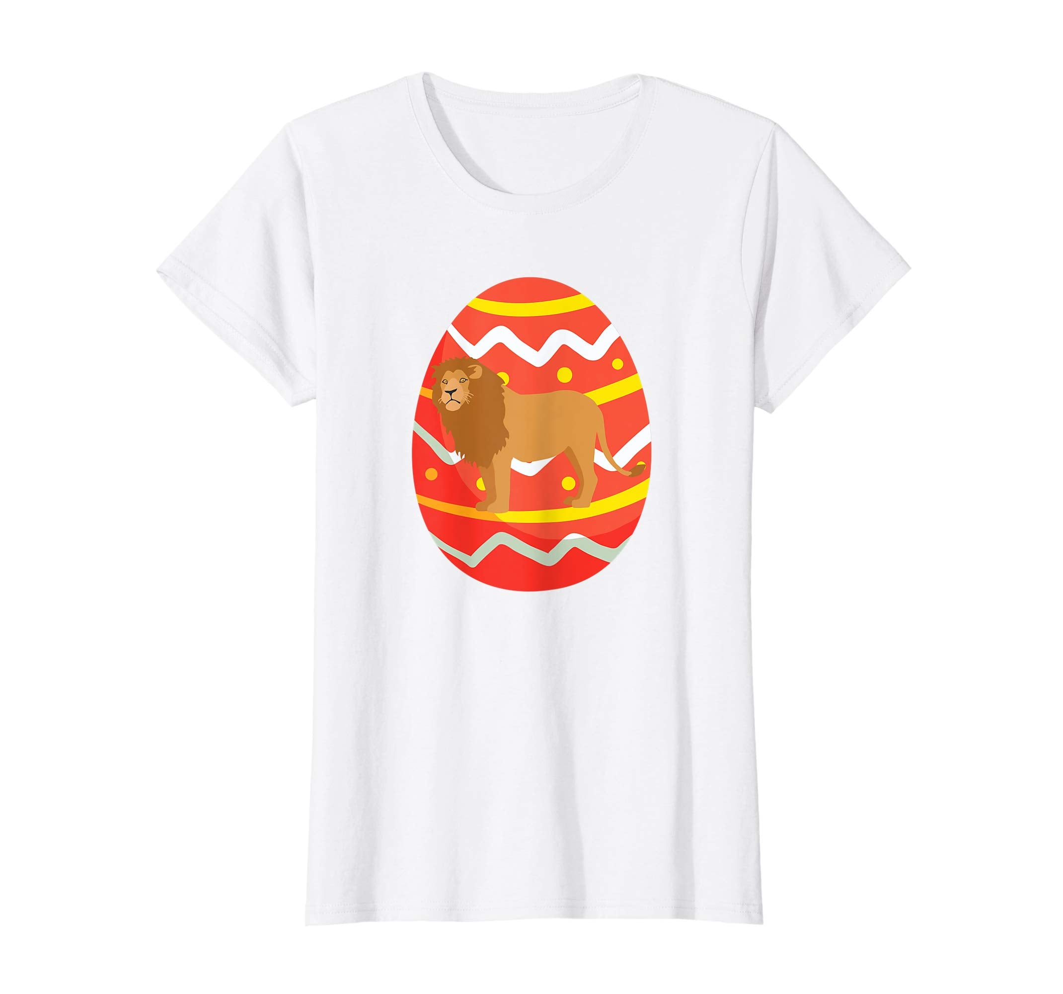 Funny Lion Easter Eggs T-Shirt Gifts for Kids Boys Girls