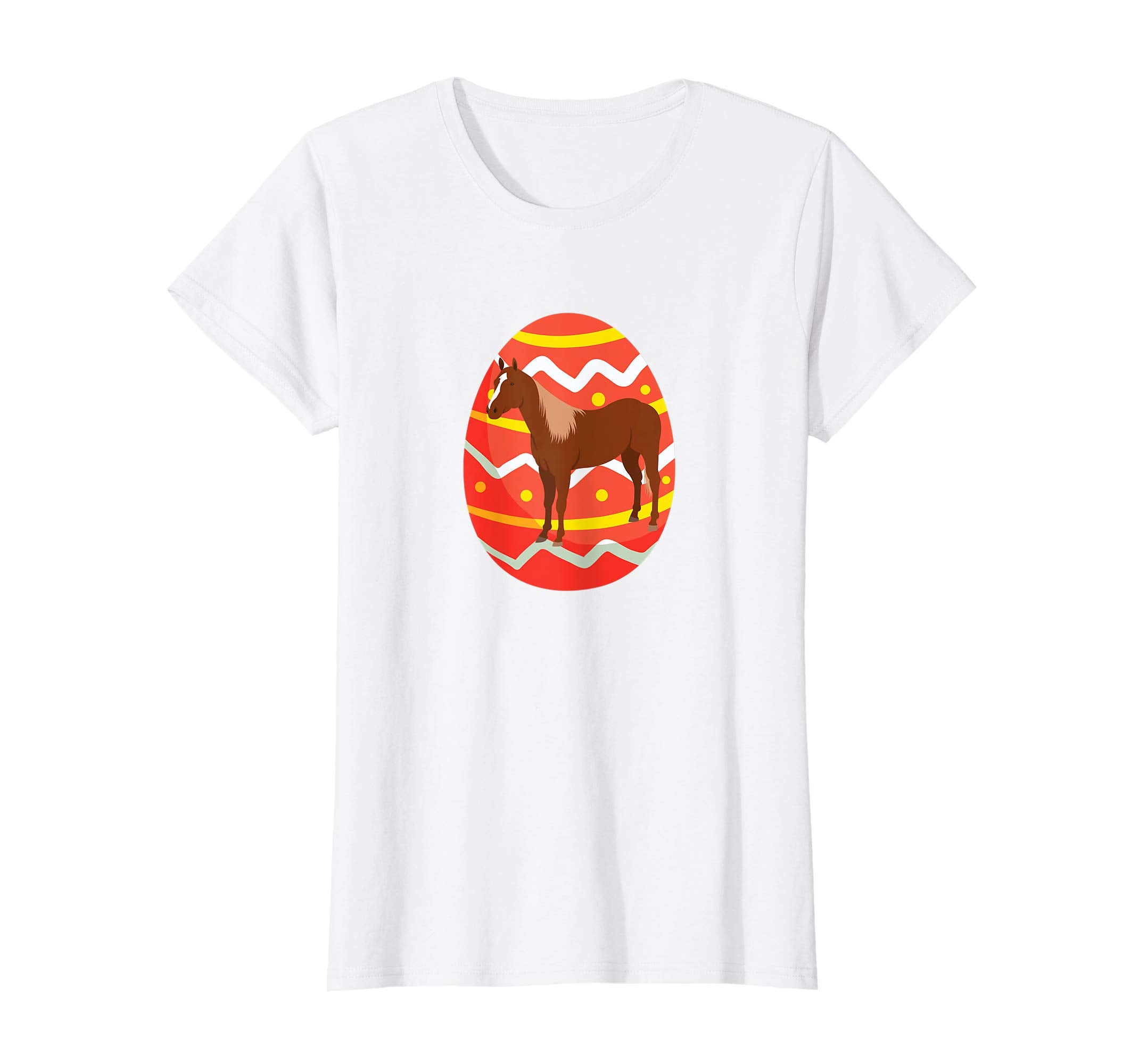 Funny Horse Easter Eggs T-Shirt Gifts for Kids Boys Girls