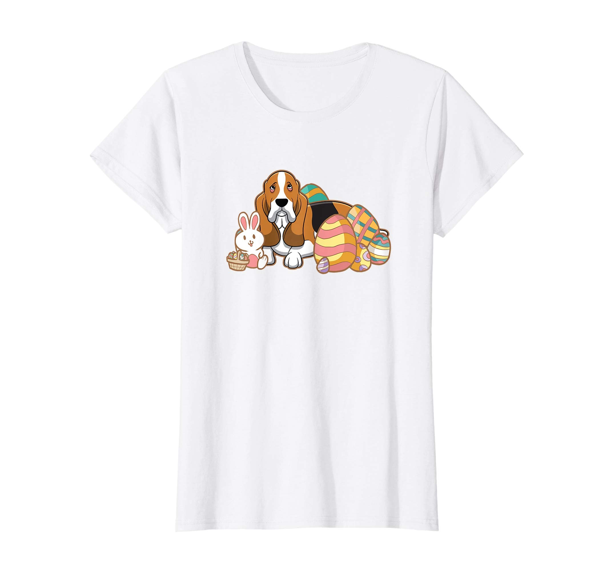 Easter Basset Hound Dog T-Shirt Gift