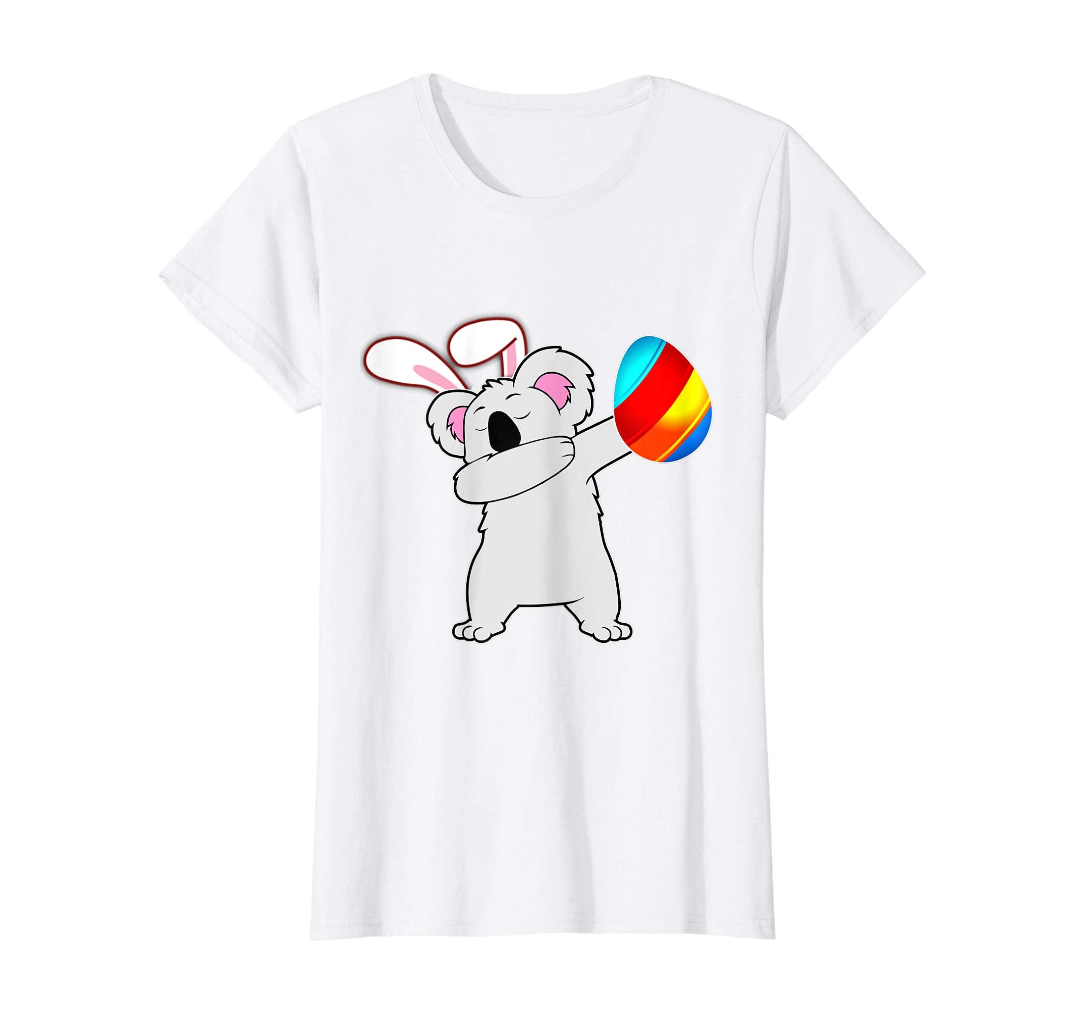 Easter Bunny Dabbing Koala Bear Tshirt Egg Ears Animal Gift