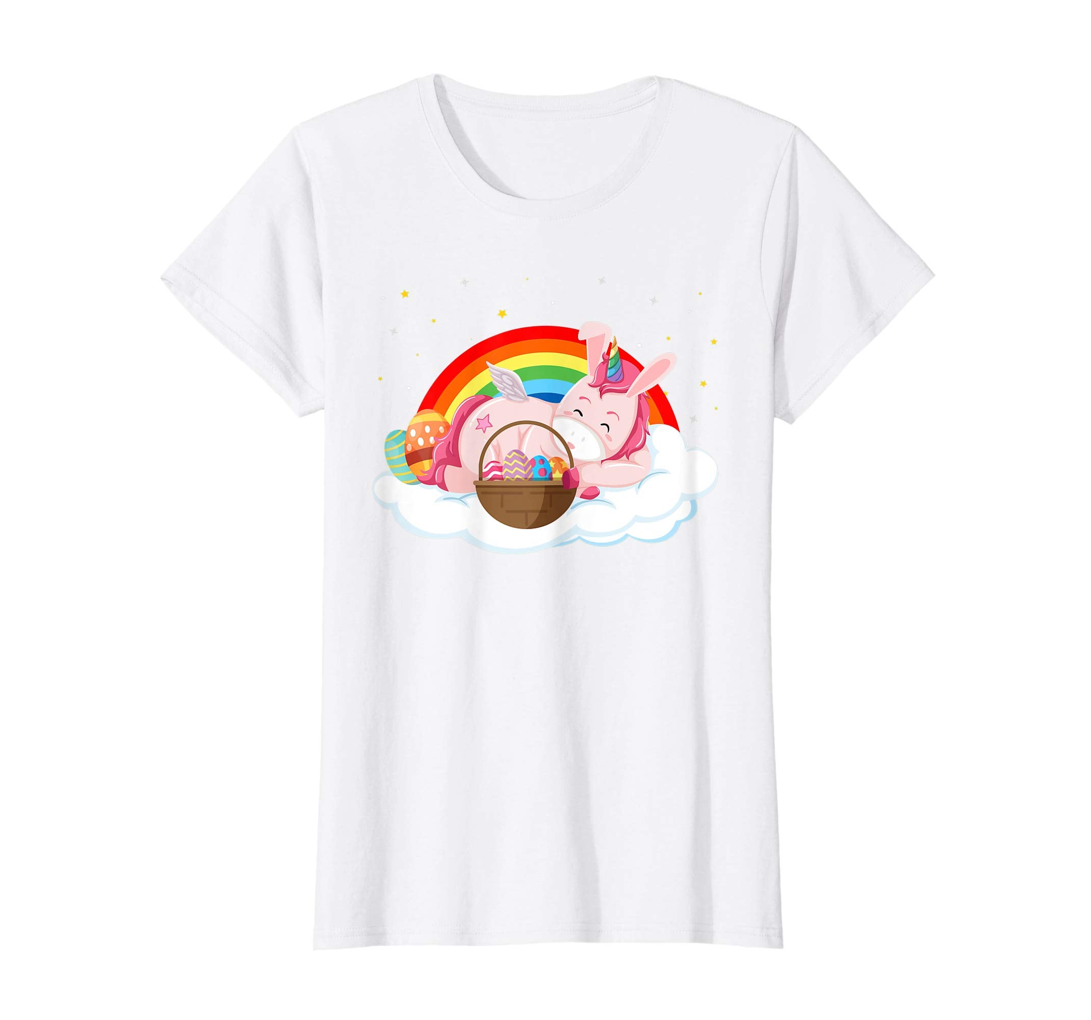 Easter Egg Unicorn Bunny Rainbow T-Shirt