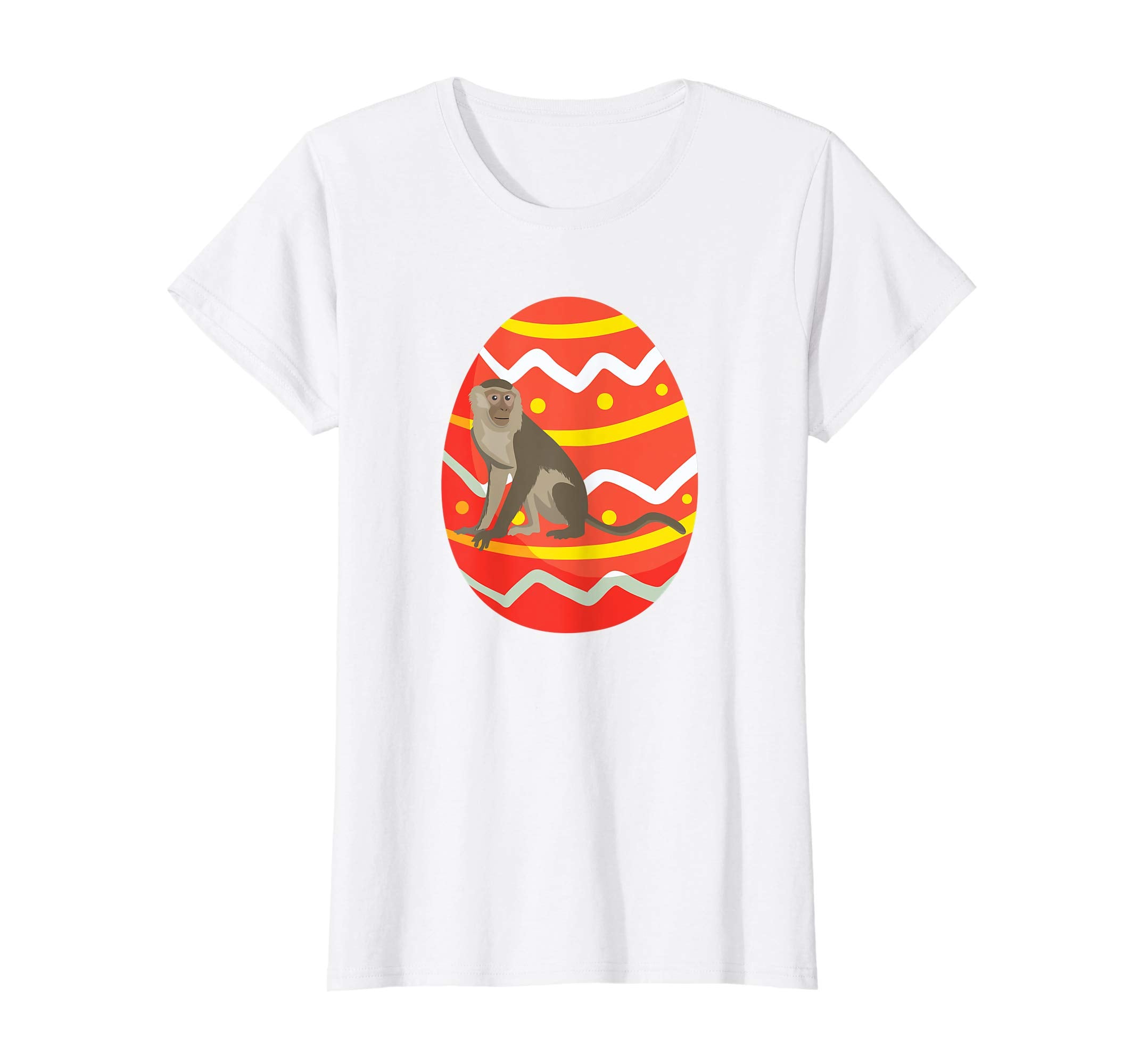 Funny Monkey Easter Egg T-Shirt Gifts for Kids Boys Girls