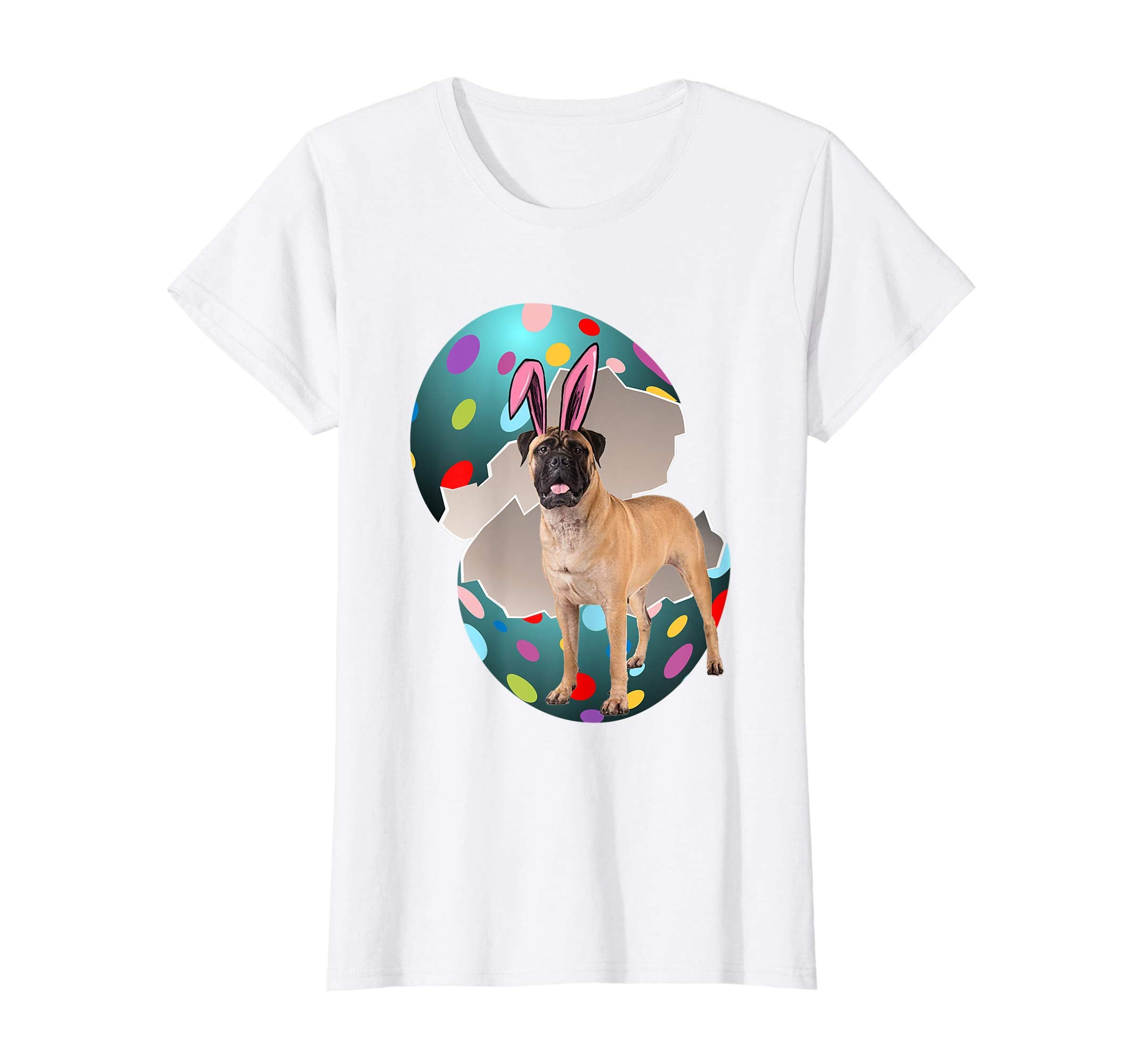 Bullmastiff Dad Mom Easter Day Gift T shirt