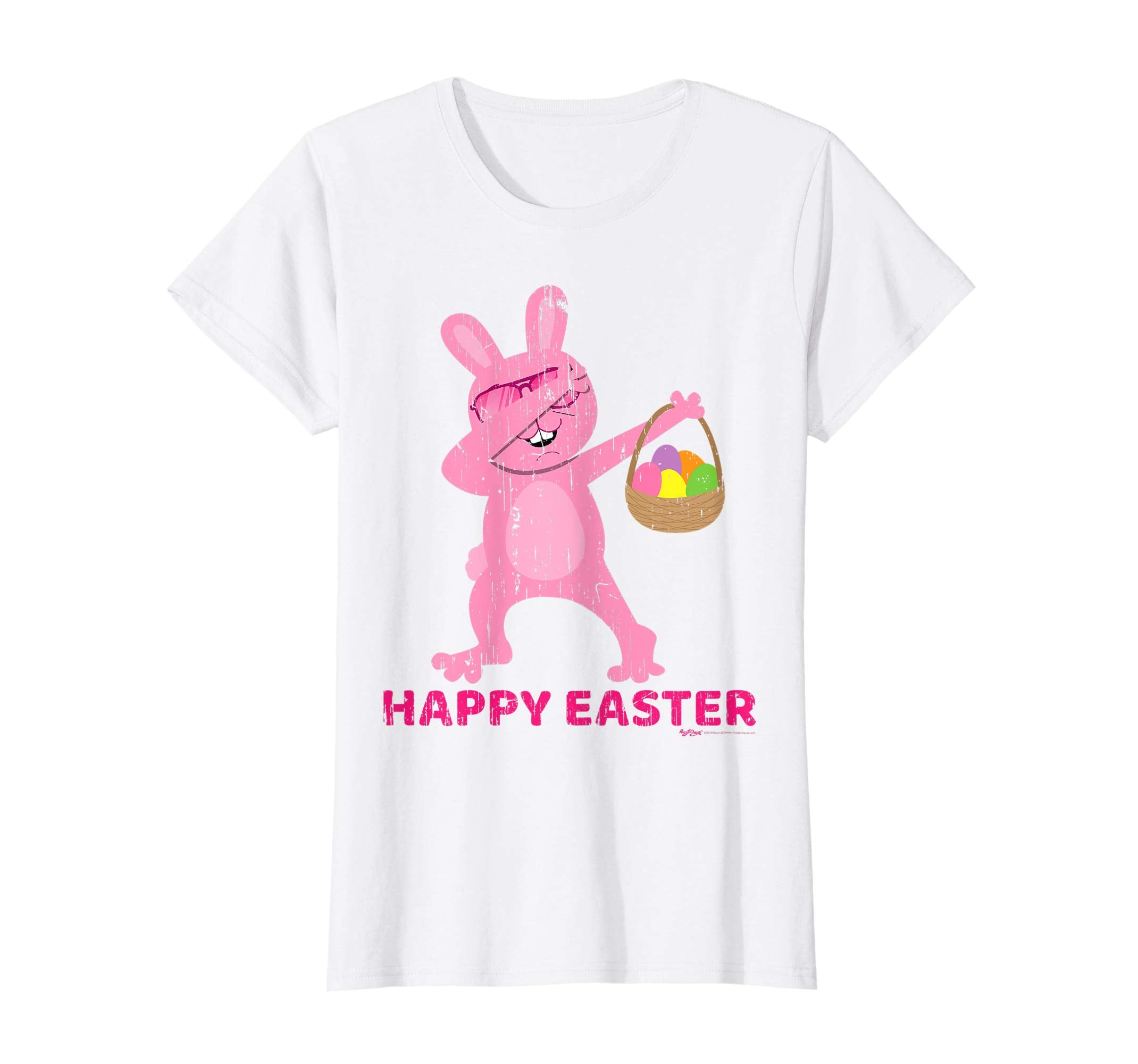 Vintage Happy Easter Bunny Dab Dance T Shirt