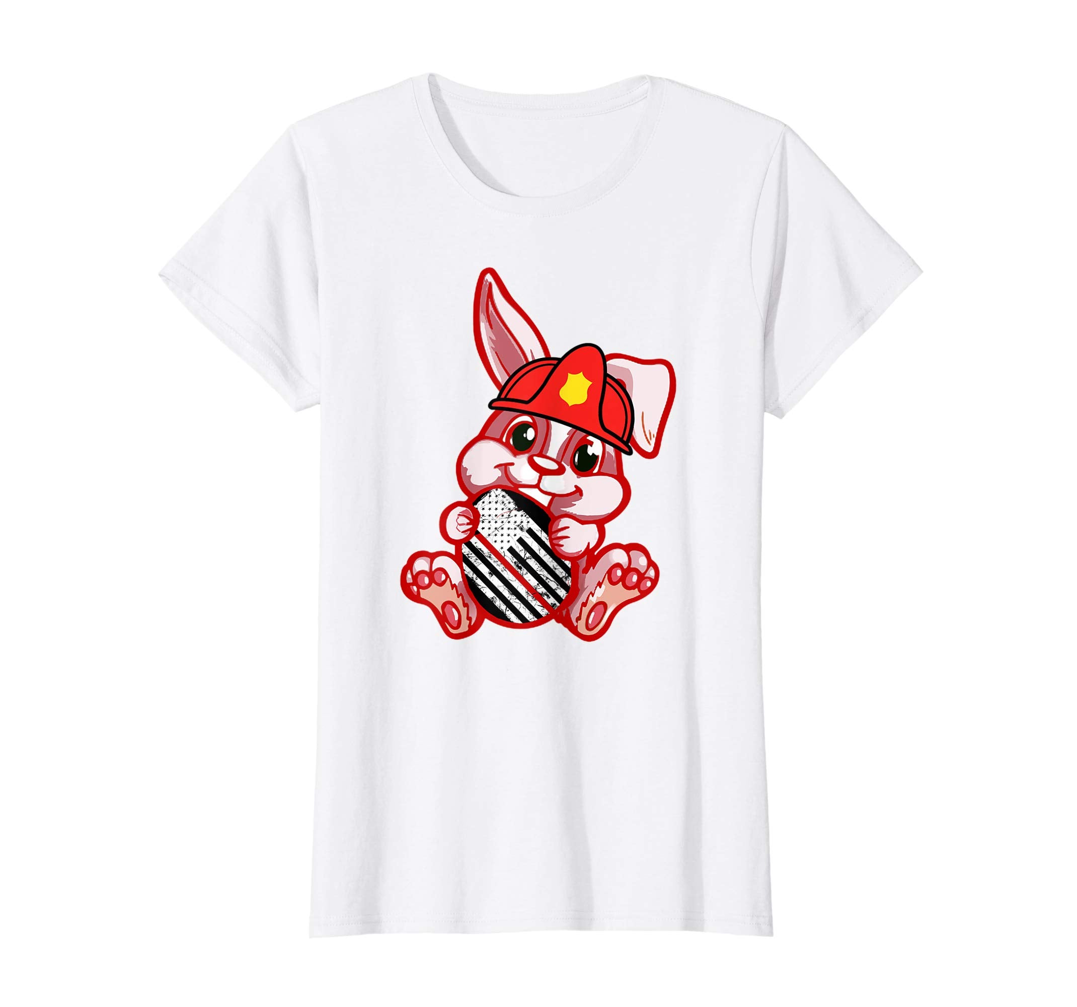 Womens Firefighter Easter Shirt