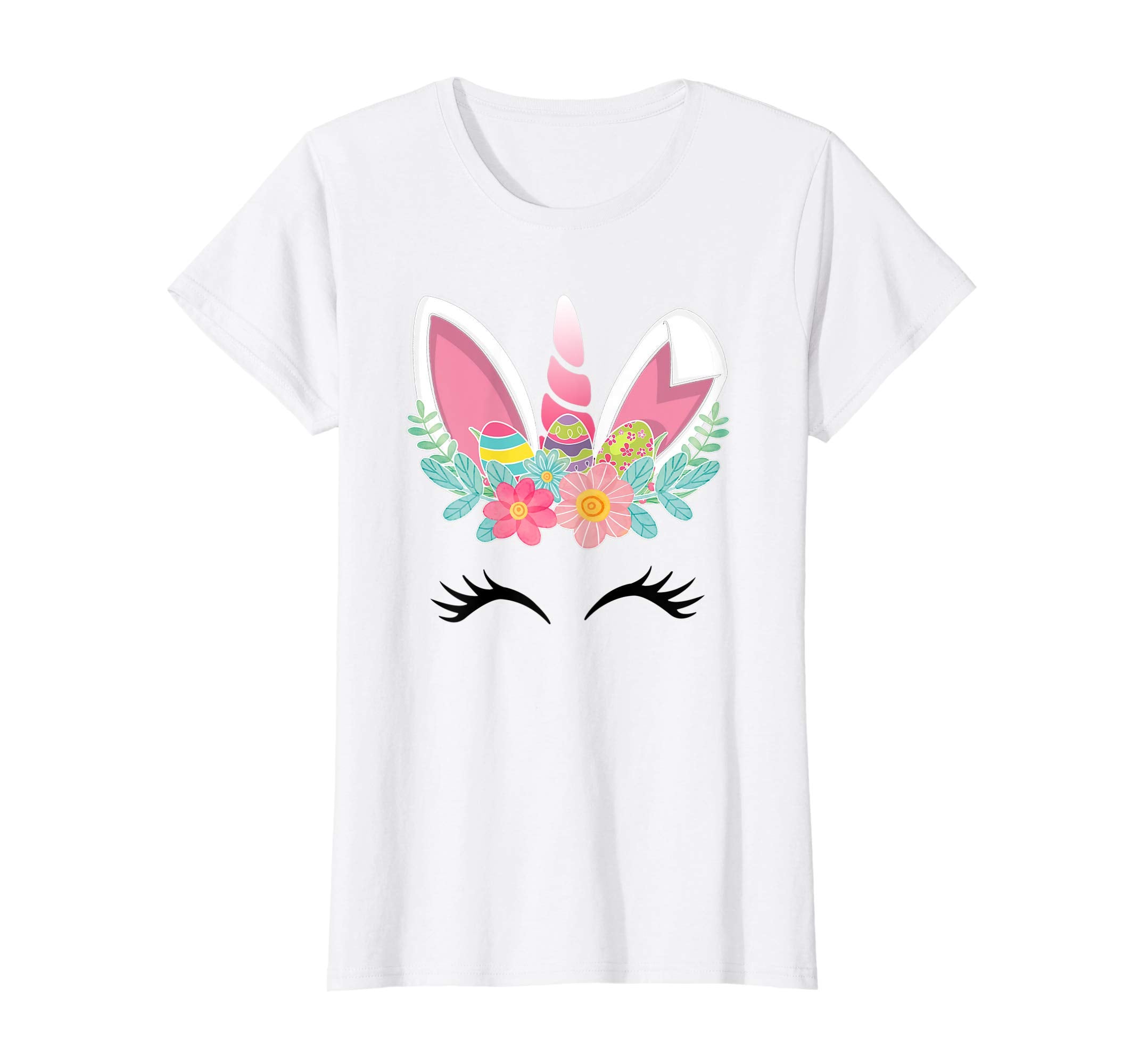 Unicorn Bunny Easter T Shirt for Girls Women Gifts