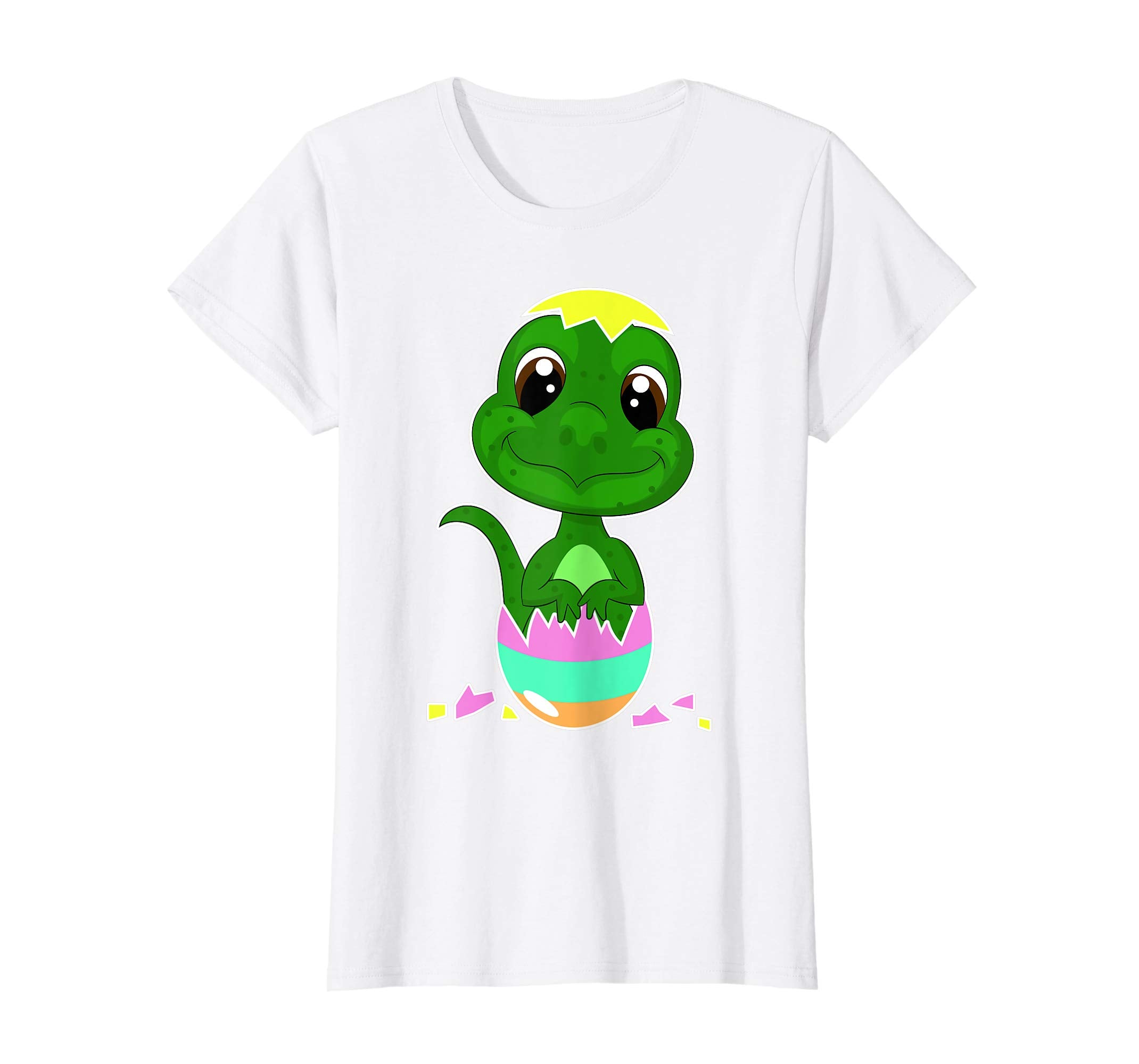 Dinosaur T-Shirt Easter Eggs Bunny Eggs Easter Dino Cartoon