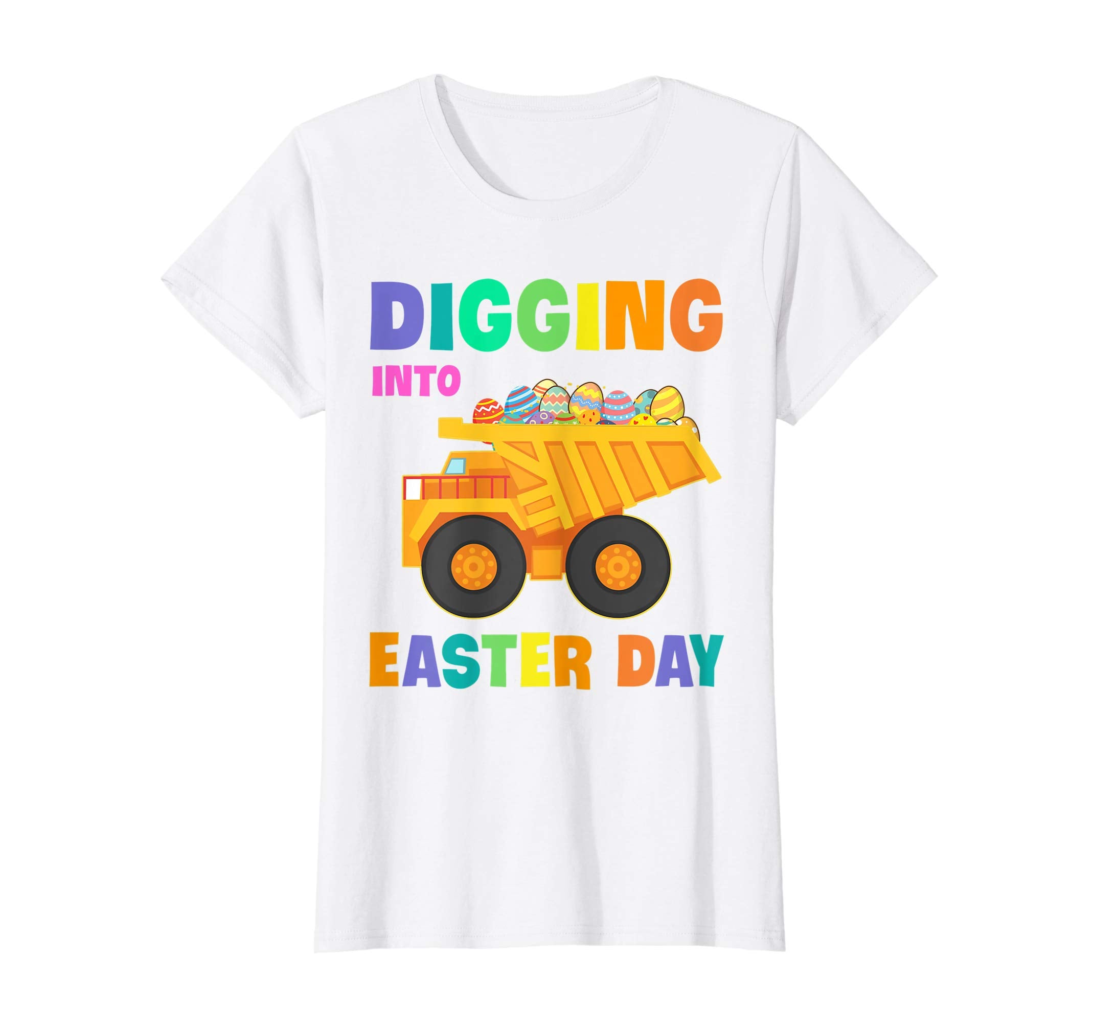 Digging Into Easter Day Egg Easter Dump Truck Lover Shirt