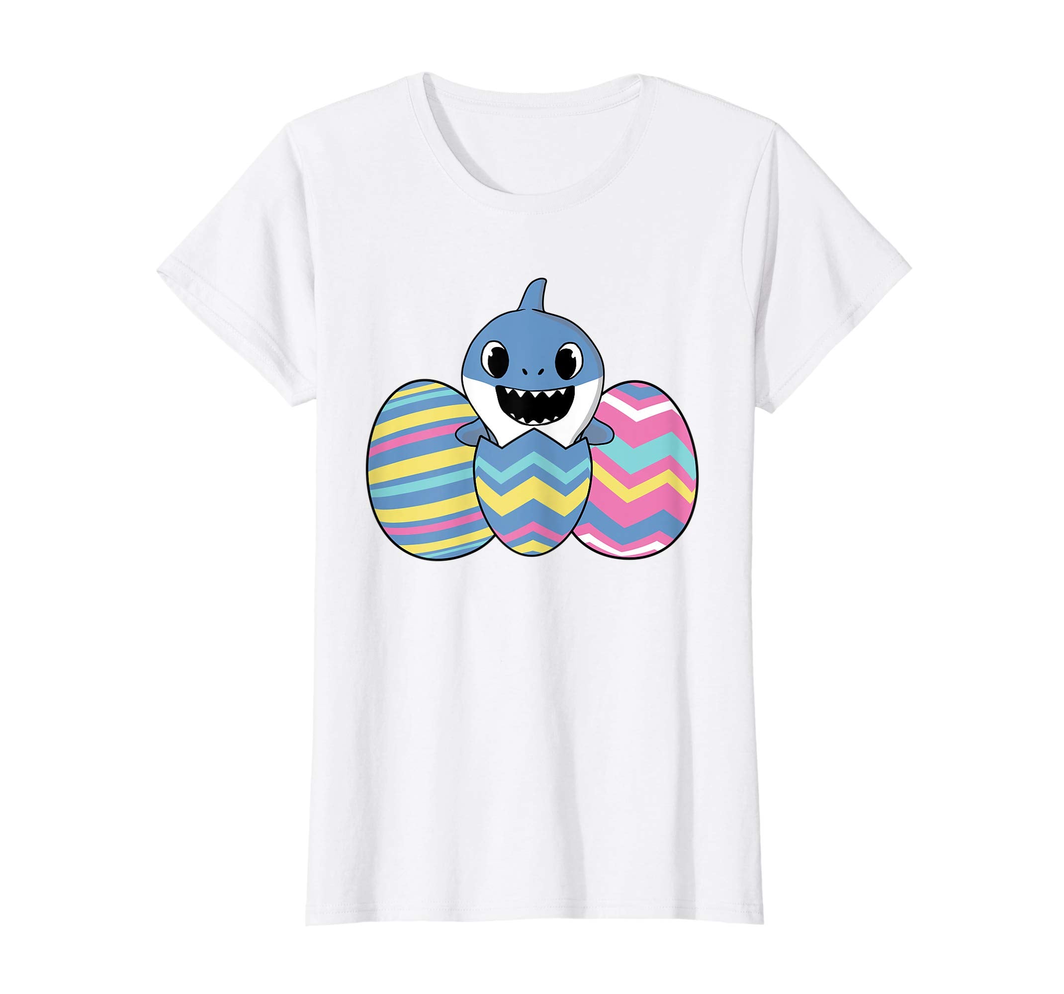 Easter Shirts For Kids Boys Girls Shark Shirt Easter Eggs