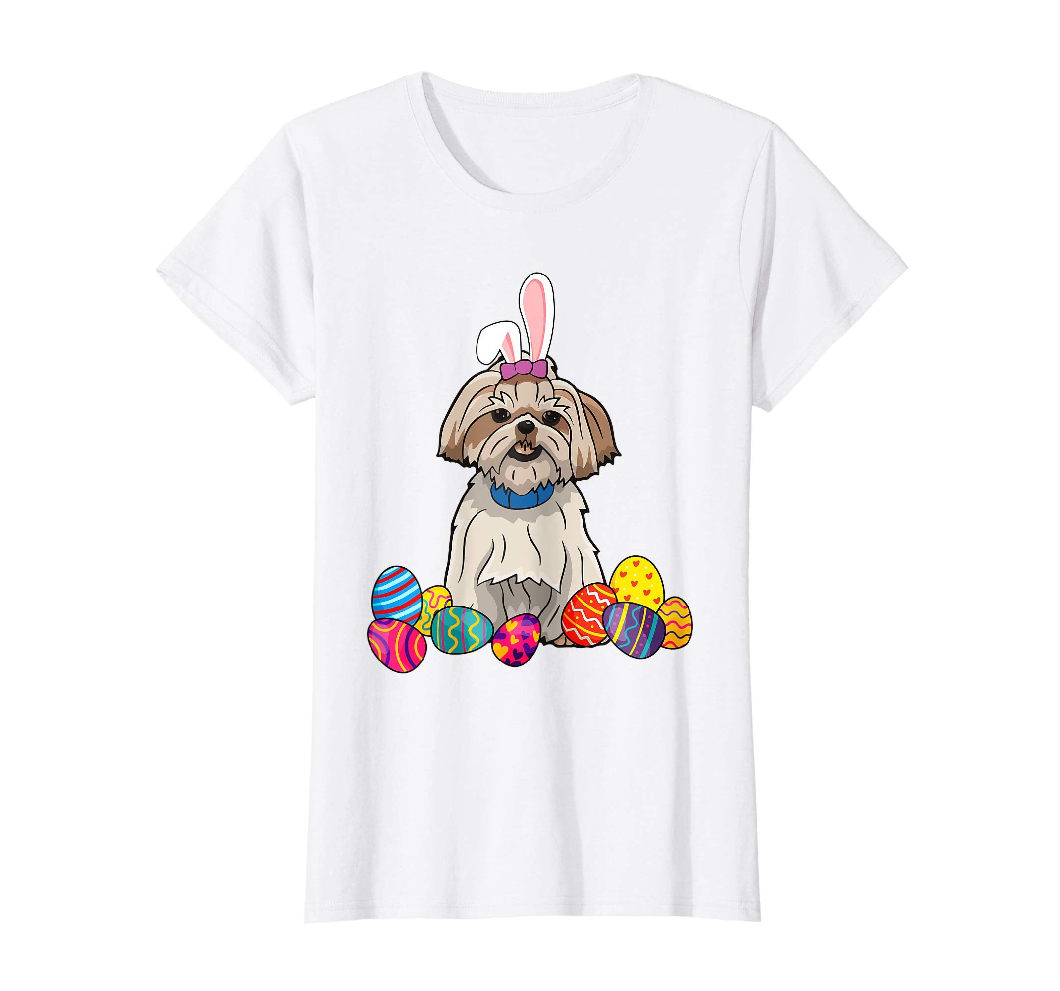 Shih Tzu Bunny Ear With Egg Easter Easter Day Shirt