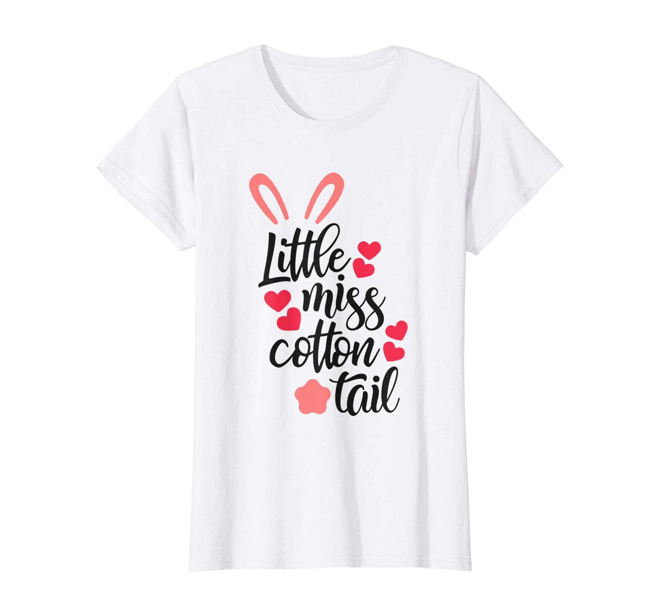 Little Miss Cotton Tail T-Shirt Easter Bunny Gifts For Girls