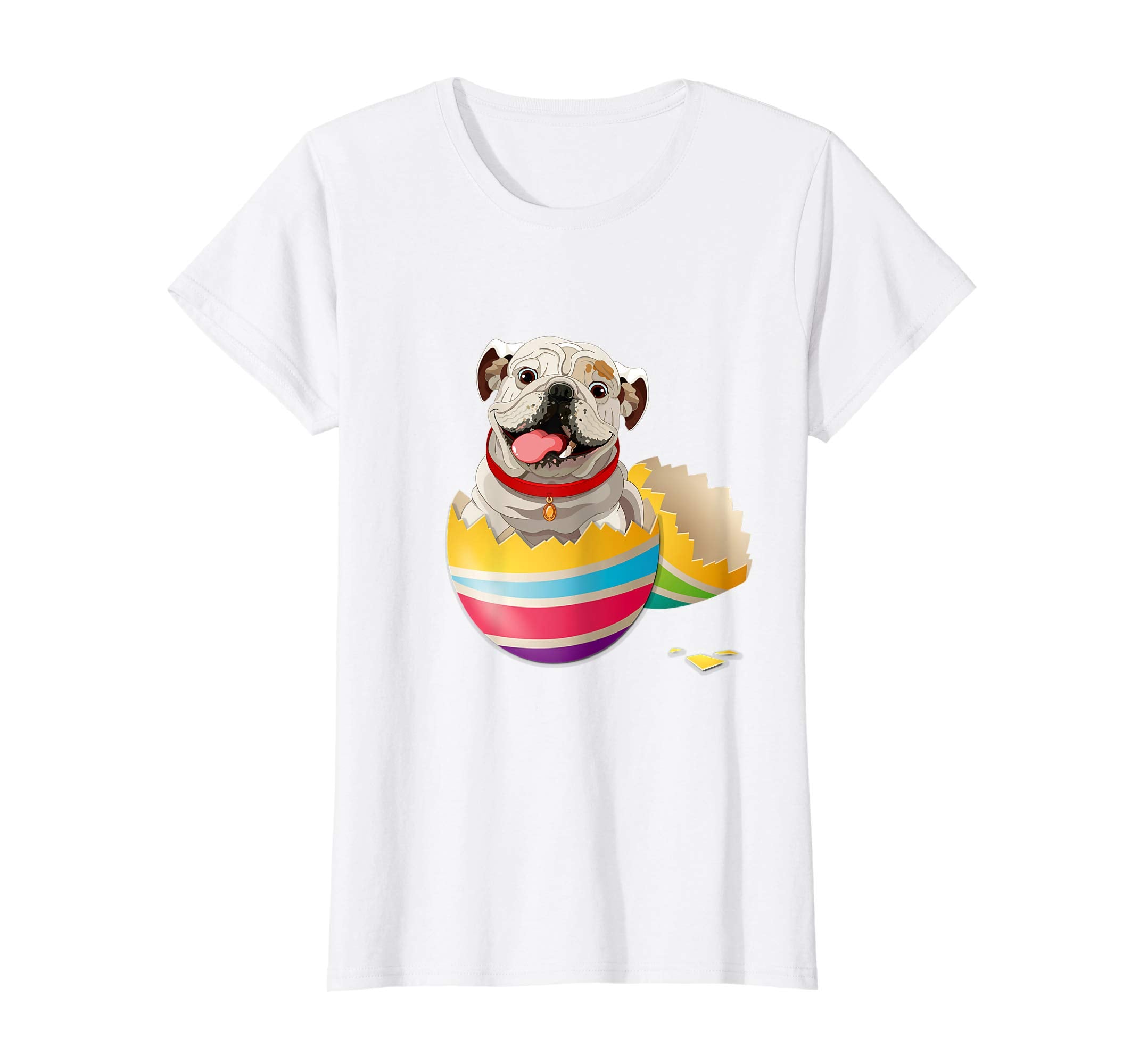 English Bulldog Hatching From Easter Egg Easter Day Shirt
