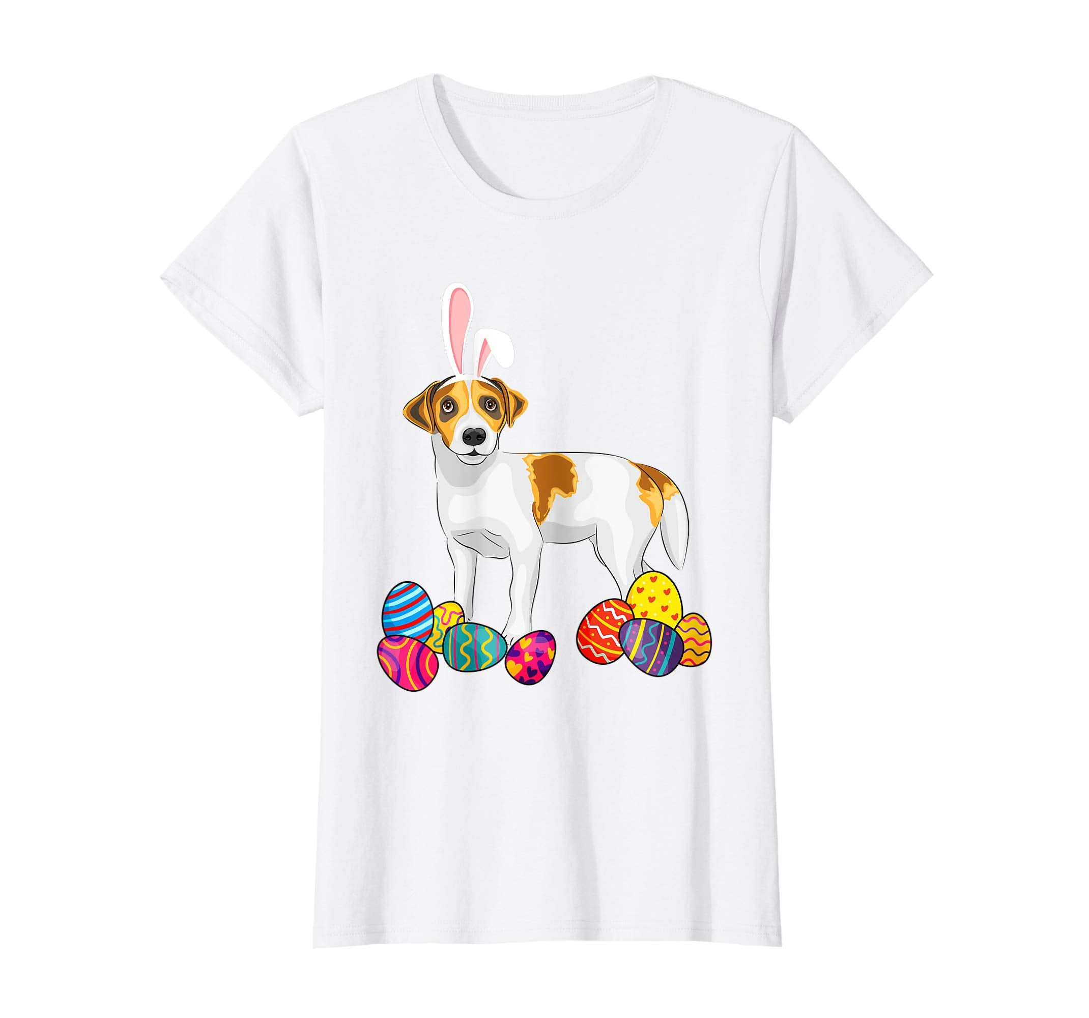 Russell Terrier Bunny Ear With Egg Easter Easter Day Shirt