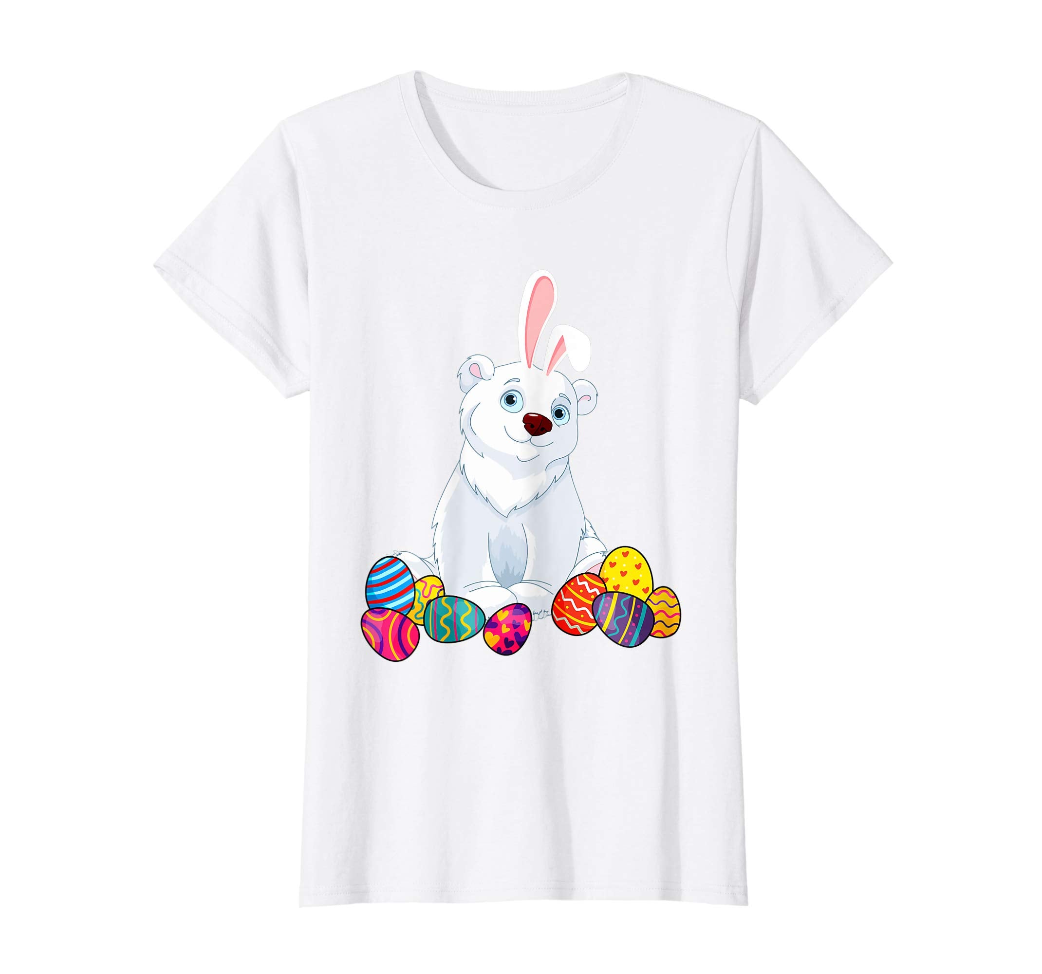 Polar Bear Bunny Ear With Egg Easter Easter Day Shirt