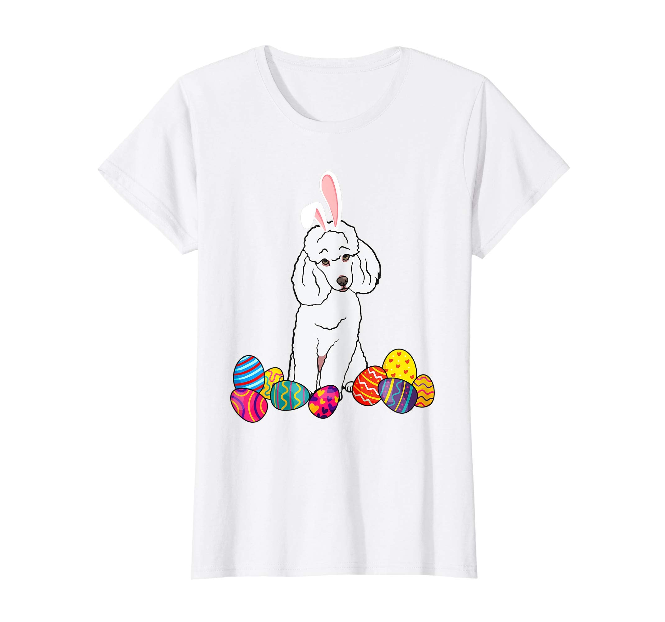 Poodle Bunny Ear With Egg Easter Easter Day Shirt