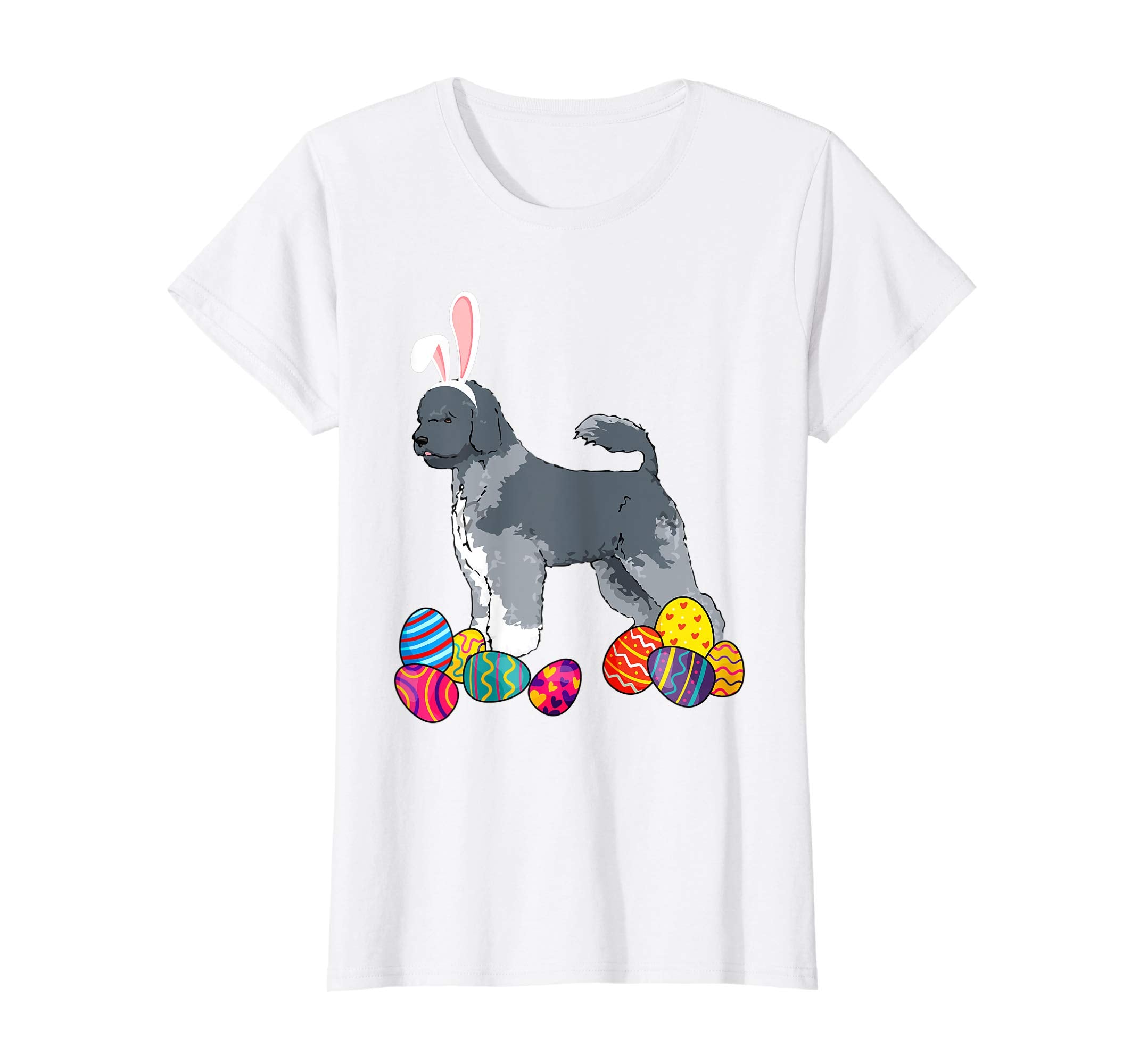 Portuguese Water Bunny Ear With Egg Easter Easter Day Shirt