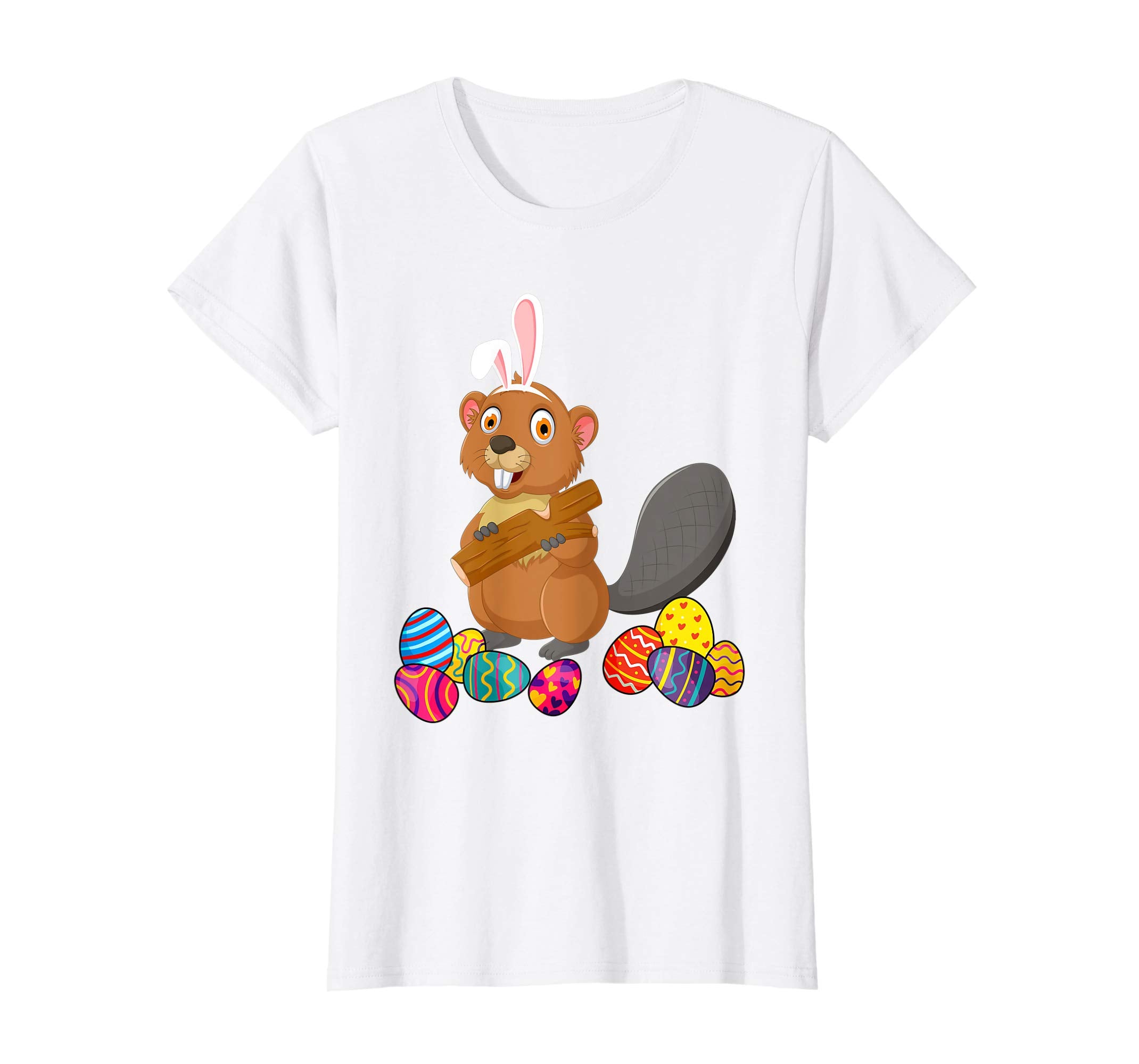 Beaver Bunny Ear With Egg Easter Easter Day Shirt