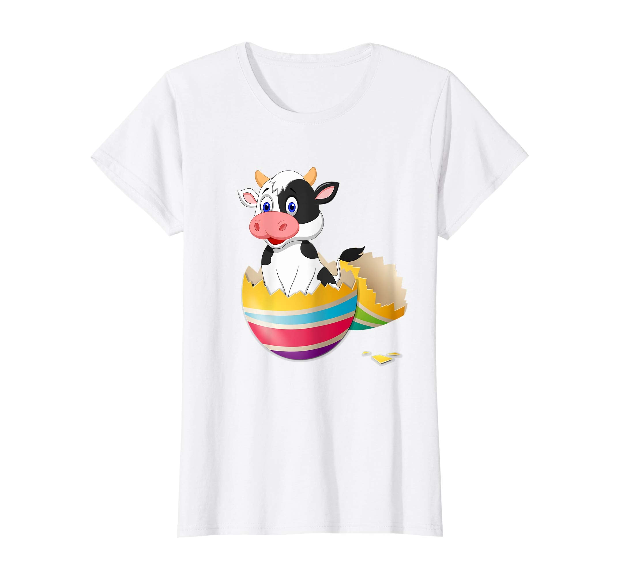 Baby Cow Hatching From Easter Egg Easter Day Shirt