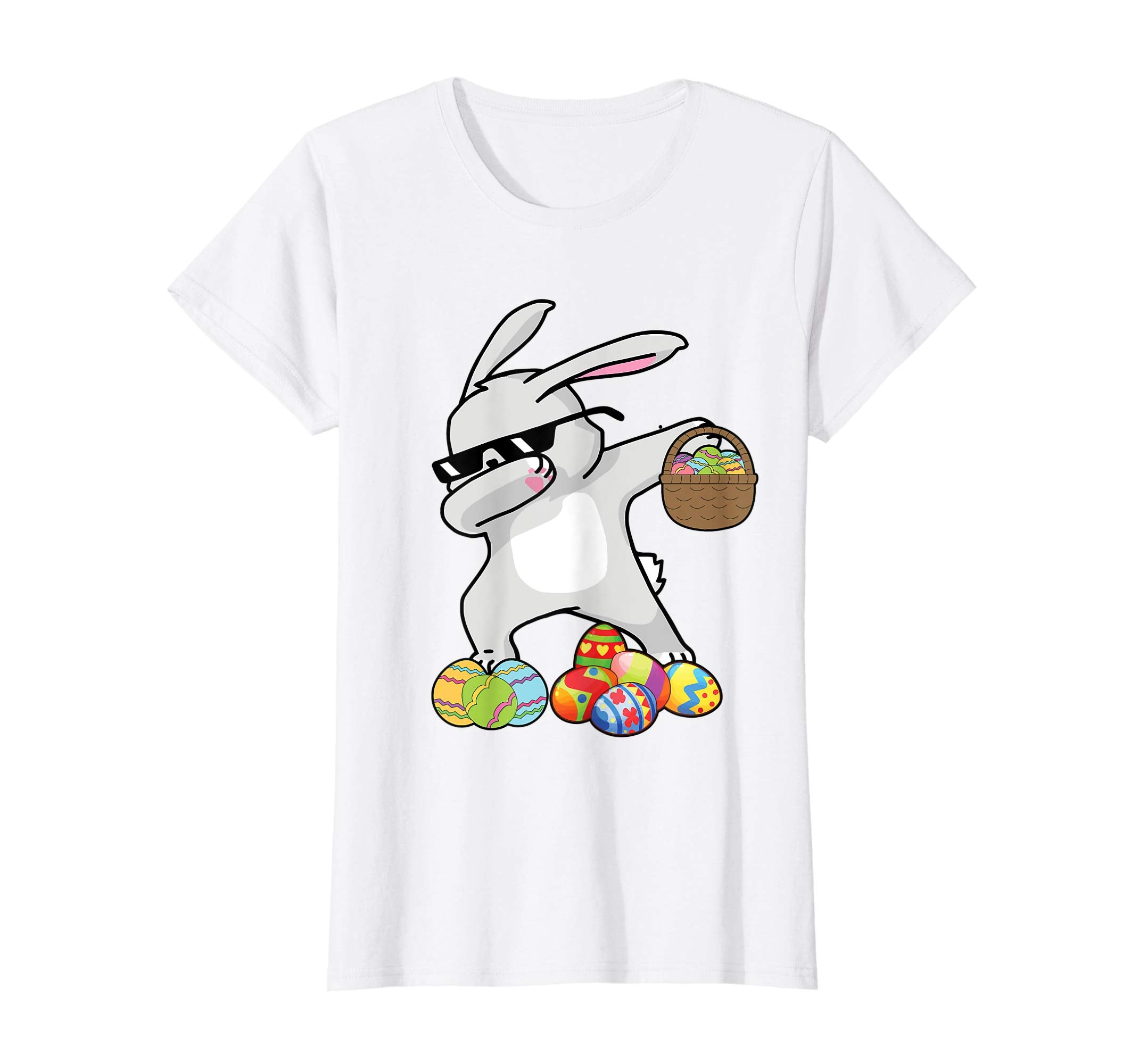 Dabbing Bunny Easter Shirt - Easter Day Gifts Adults Kids