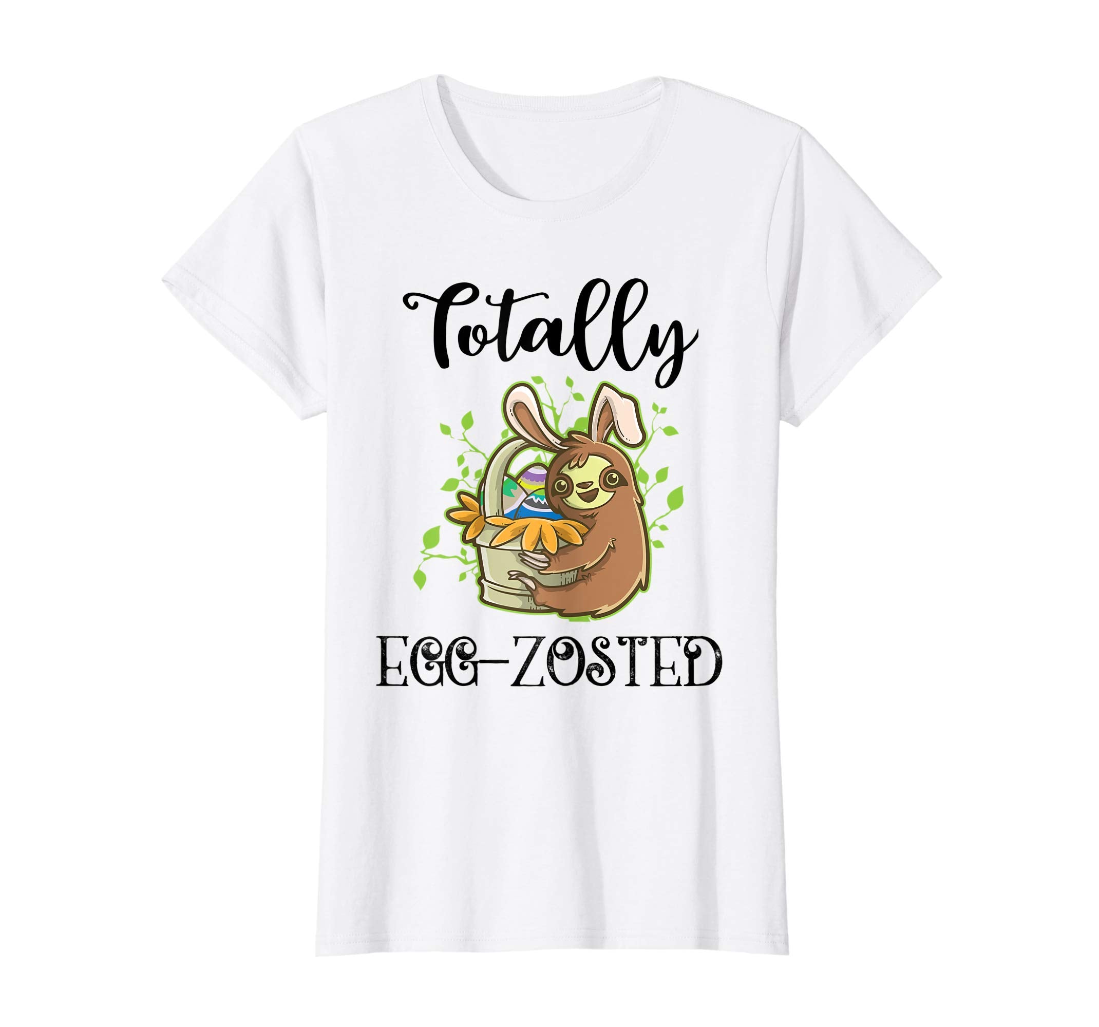 Sloth Easter T-Shirt For Lazy Tired People Adult Humor Gift