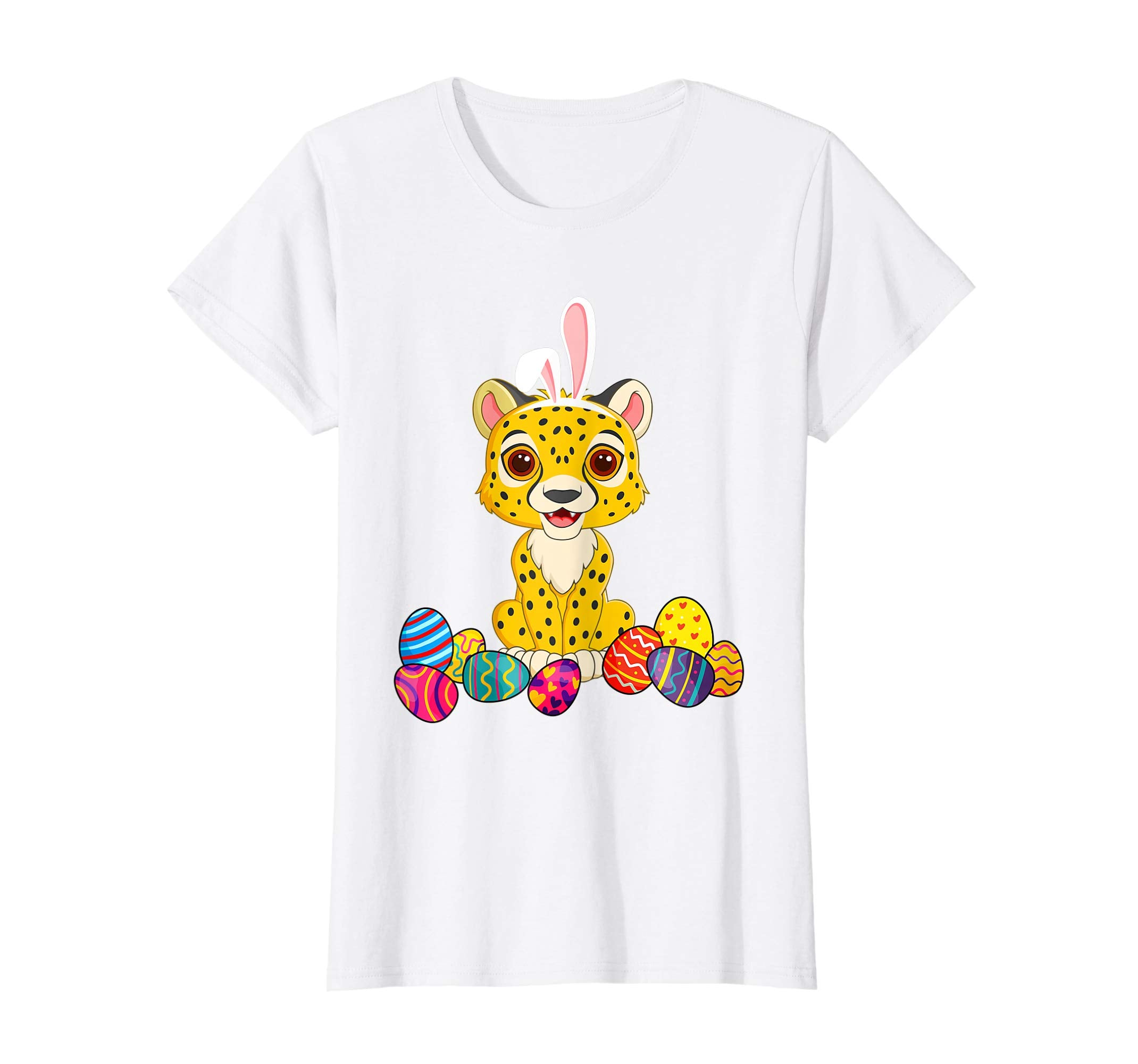 Cheetah Bunny Ear With Egg Easter Easter Day Shirt