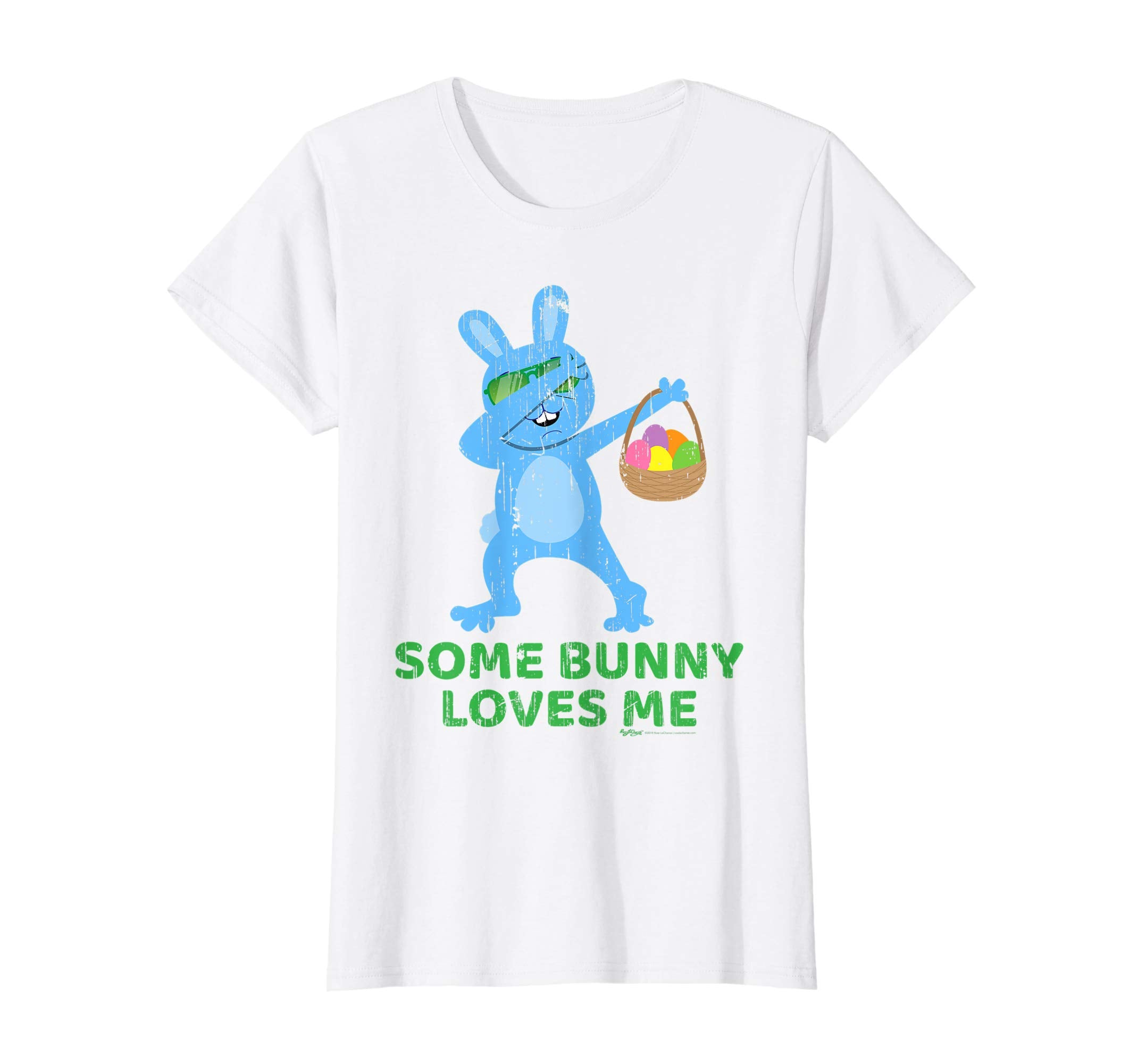 Vintage Some Bunny Loves Me Easter Dab Dance T Shirt
