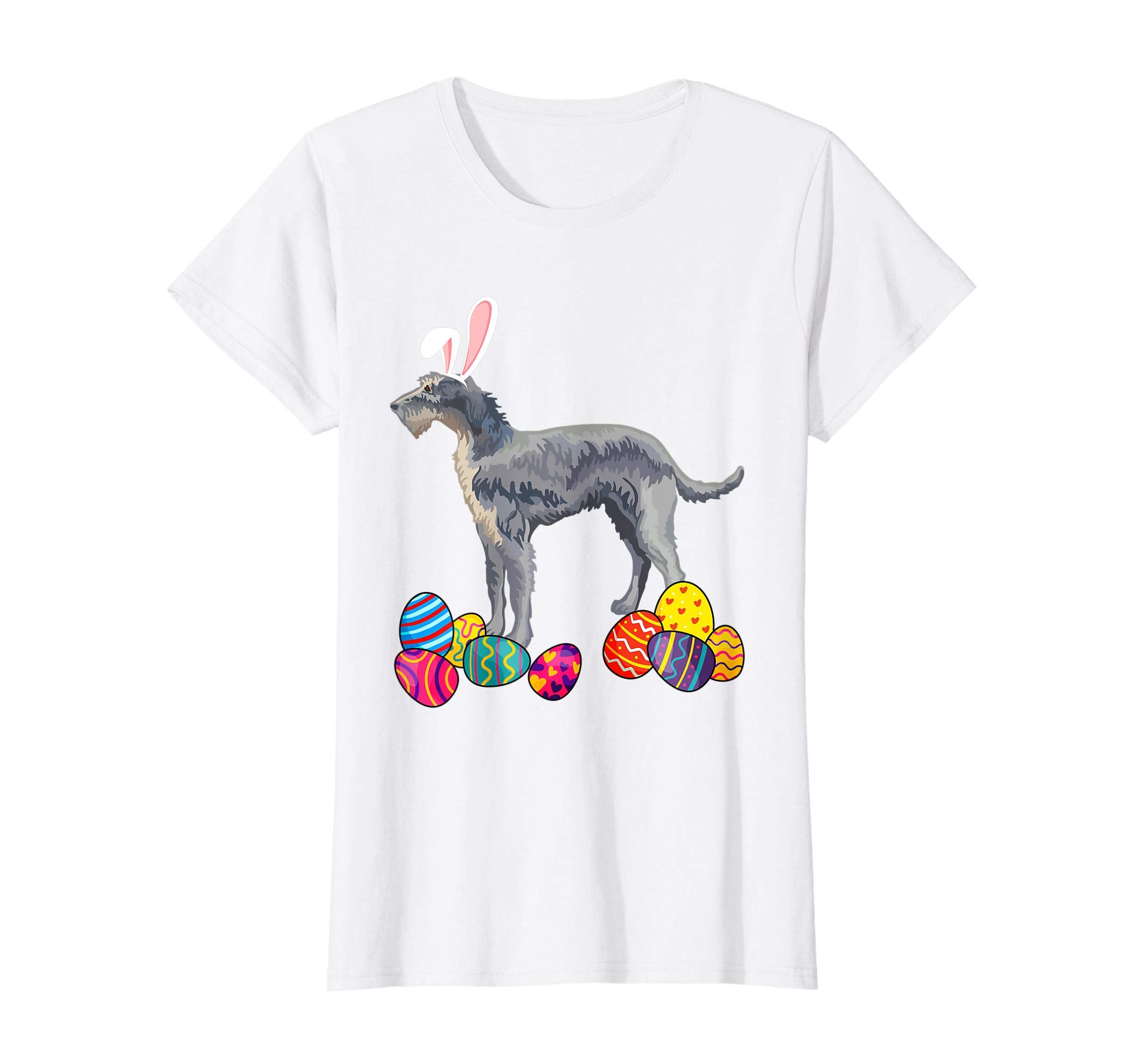 Irish Wolfhound Bunny Ear With Egg Easter Easter Day Shirt