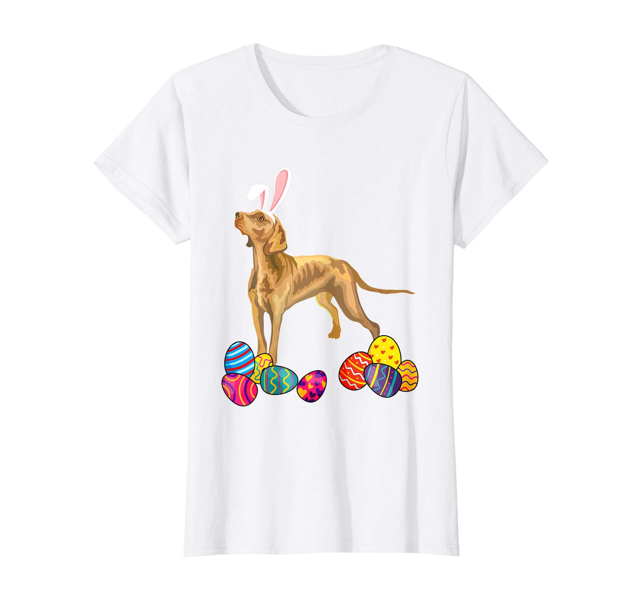 Weimaraner Bunny Ear With Egg Easter Easter Day Shirt