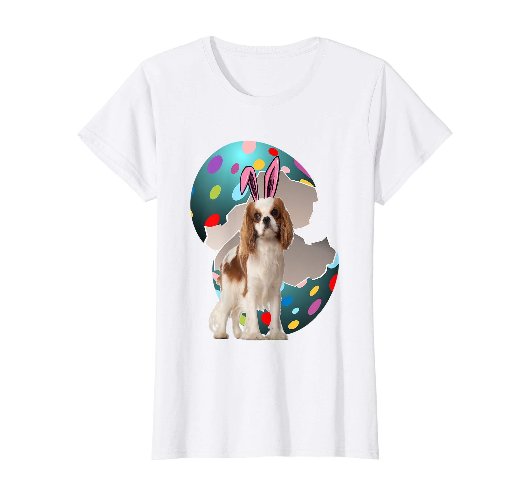 Cavalier King Charles Spaniel Dad Mom Easter Day Gift Tshirt