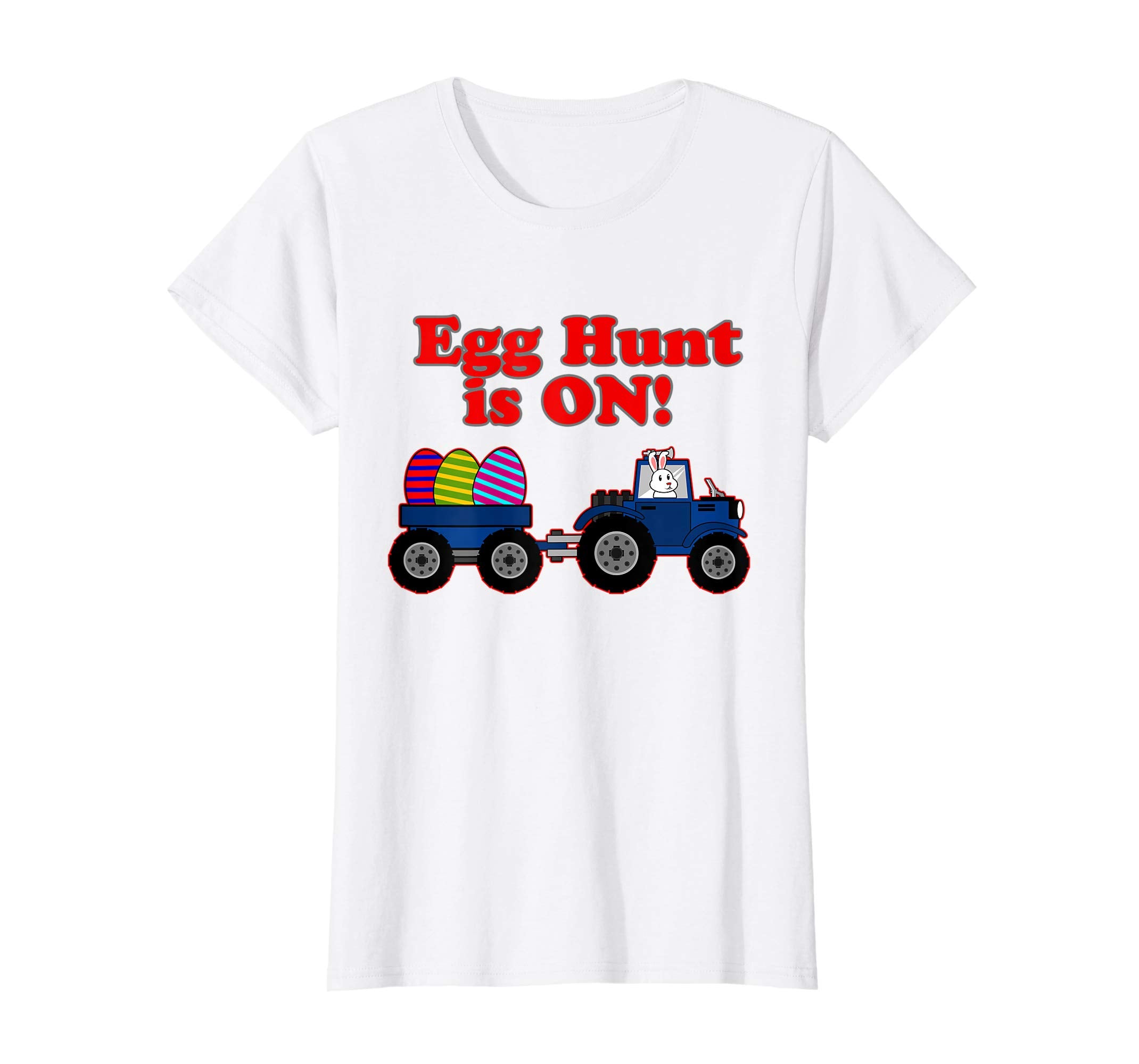 Easter Egg Bunny Tractor Shirt | Cool Hare Bulldozers Gift