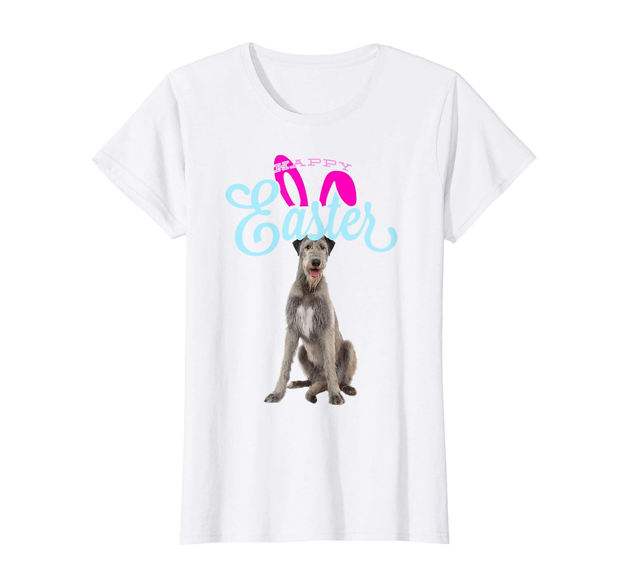 Easter Bunny Irish Wolfhound Tshirt Dog Men Women Gift