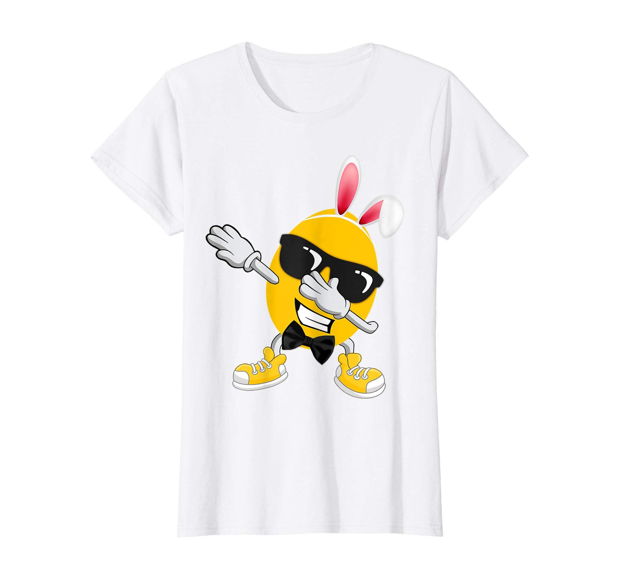 Dabbing Emoji Egg Bunny Easter T shirt Kids Boys Girls