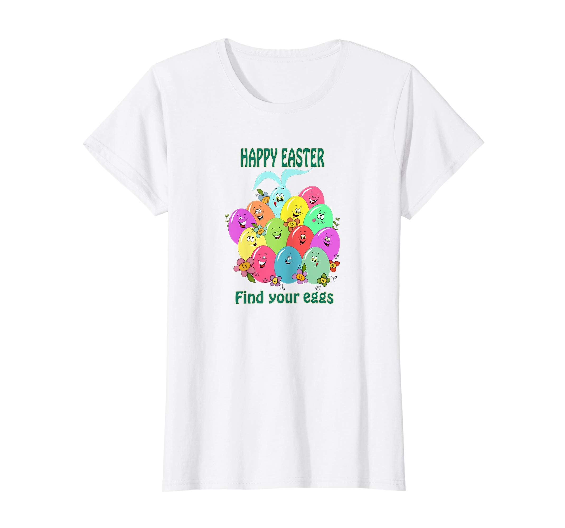 Happy Easter Shirts for Men Women - Funny Eggs Bunny