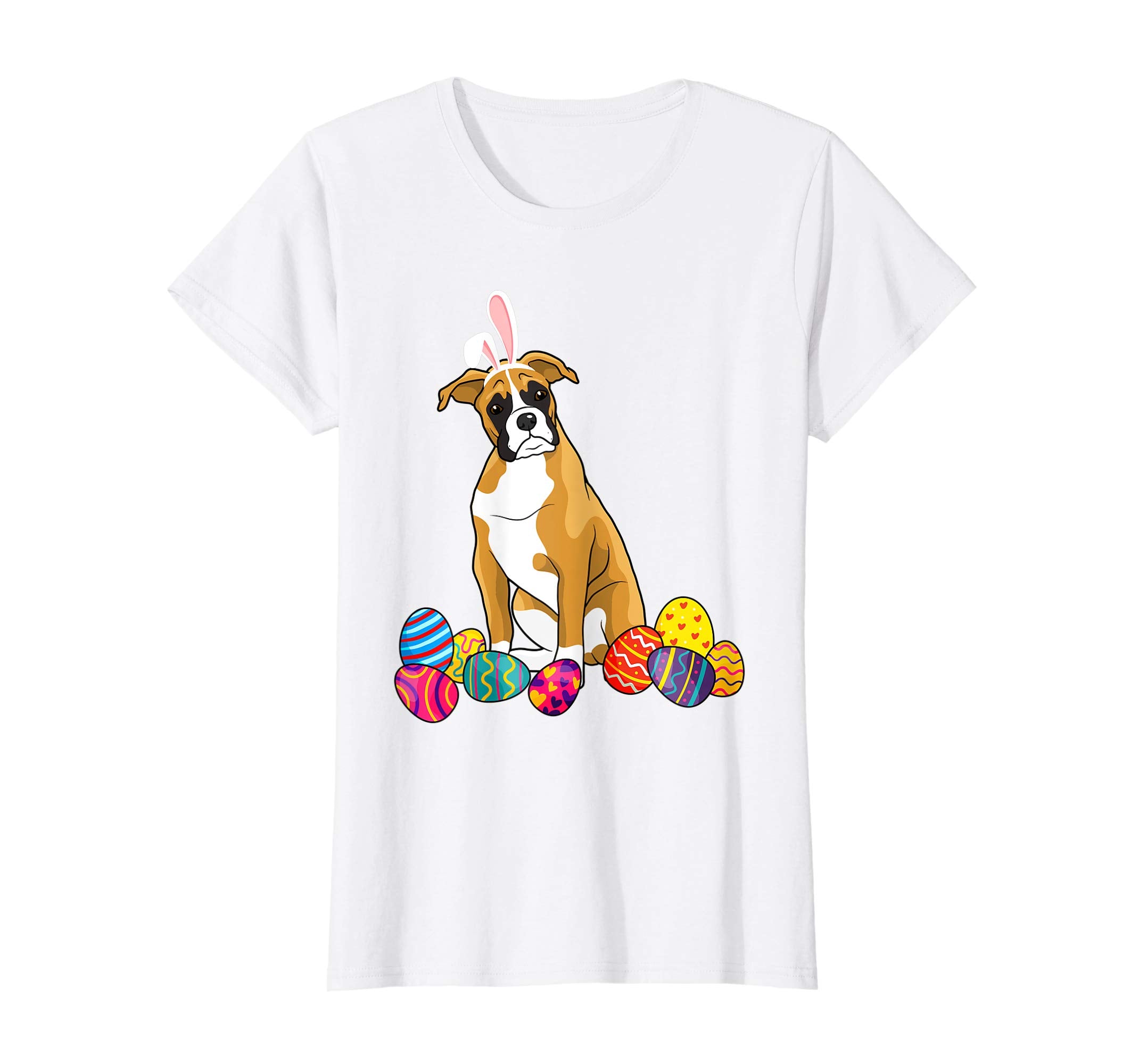 Boxer Bunny Ear With Egg Easter Easter Day Shirt