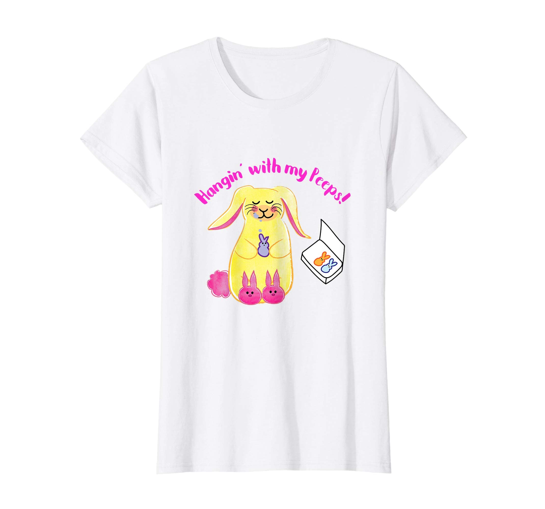 Hangin' With My Peeps Easter Shirt Fun Festive Tee