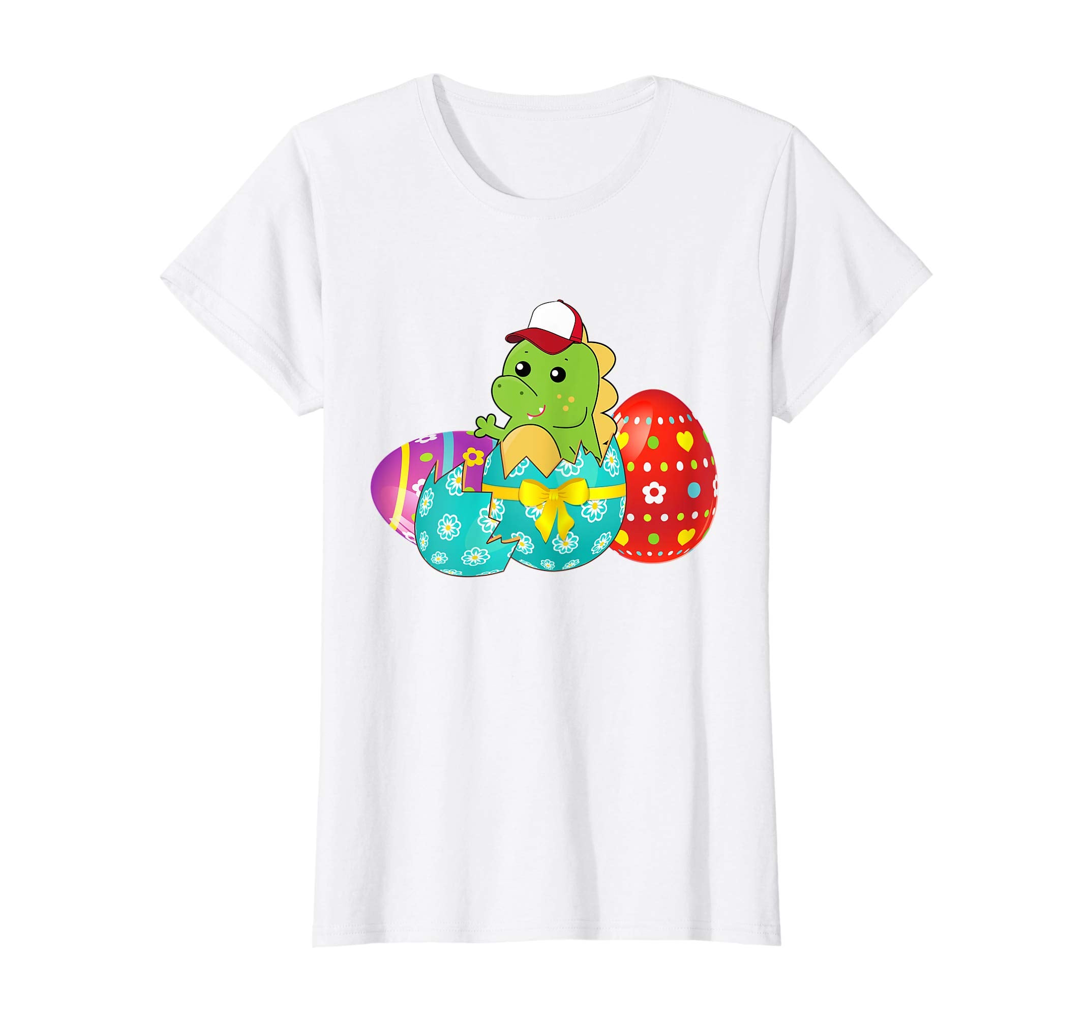 Dinosaur Easter Eggs T-Shirts For Kids Boys Girls