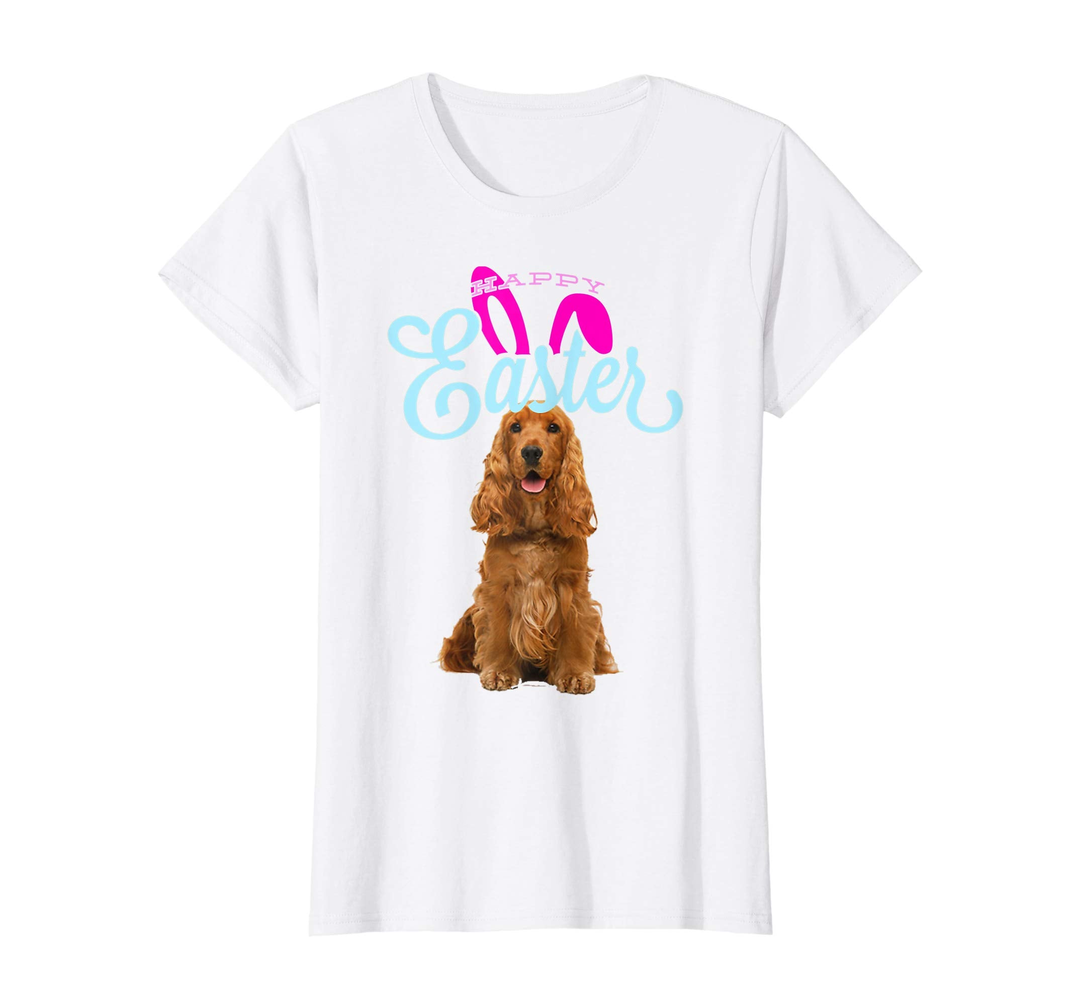 Easter Bunny Cocker Spaniel Tshirt Dog Men Women Gift Easter