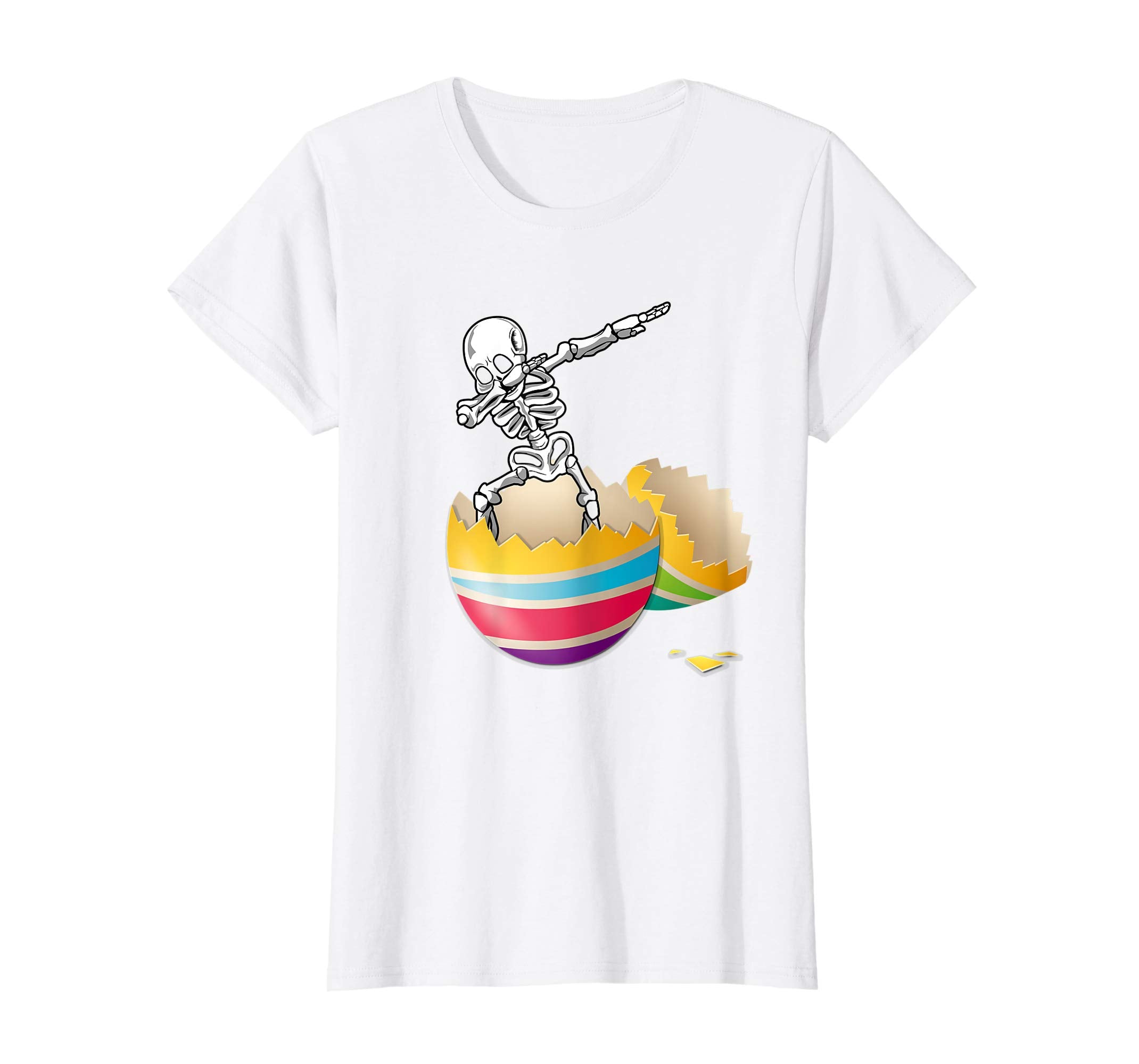 Skeleton Dabbing Easter Eggs Easter Day Shirt