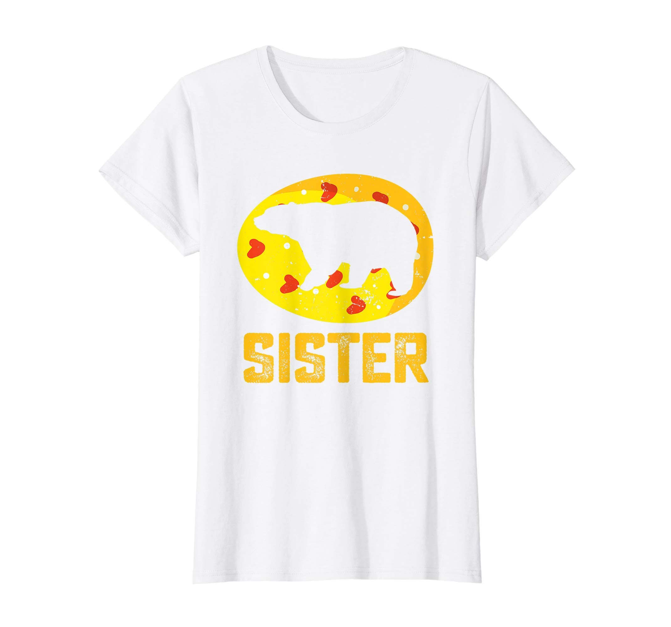 Cute Sister Bear Easter Eggs T-Shirt Gifts for Women