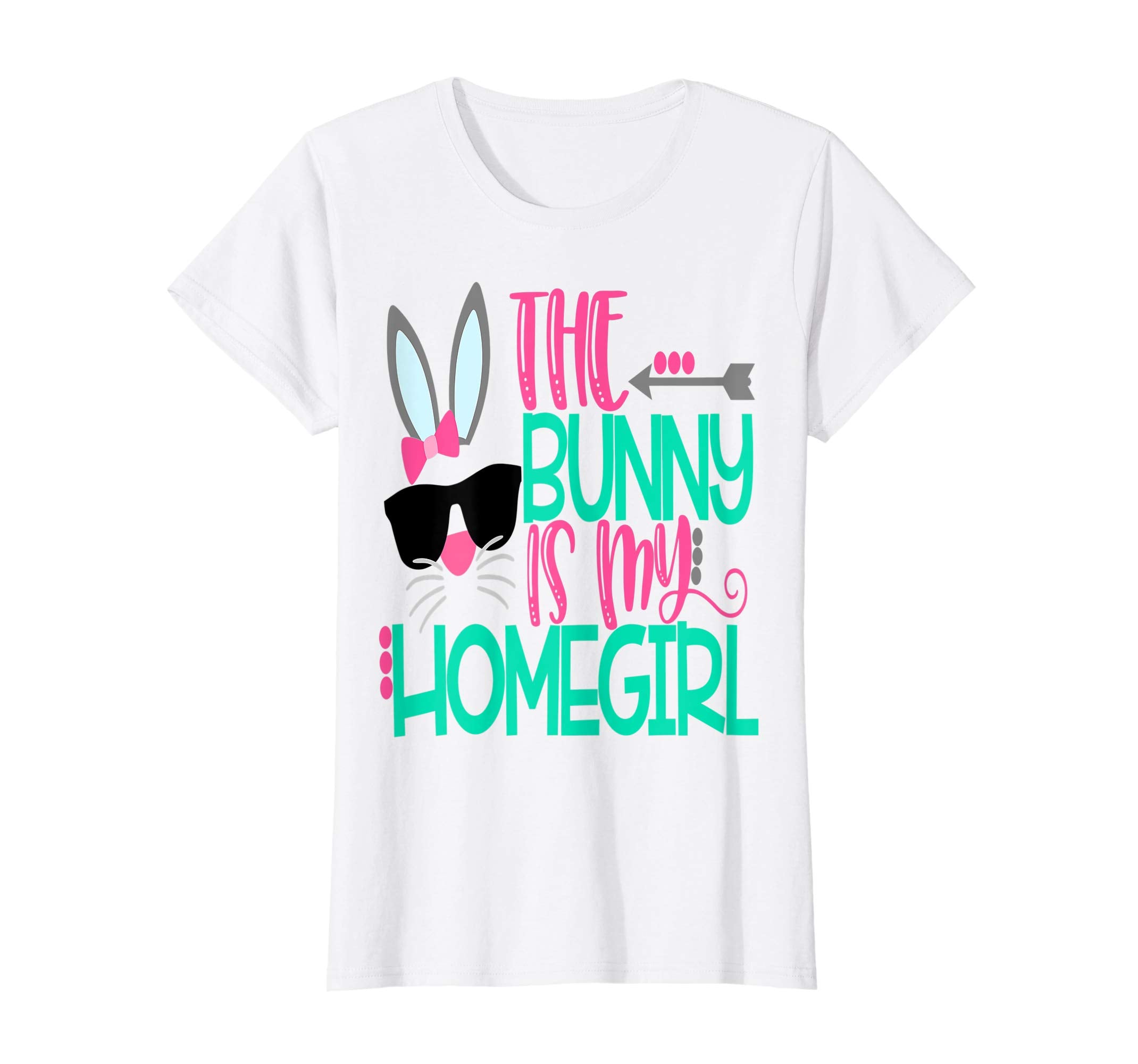The Easter Bunny Is My Homegirl Shirt Cute Kids School Girls