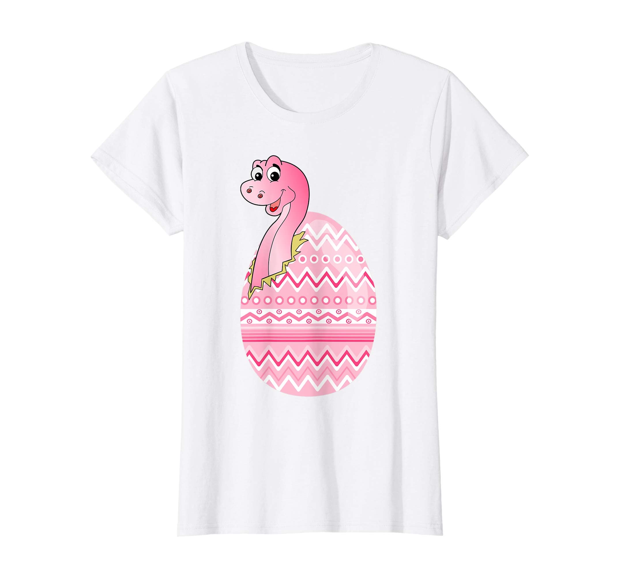 Cute Dinosaur T-Rex out of easter Egg Eggscellent T shirt